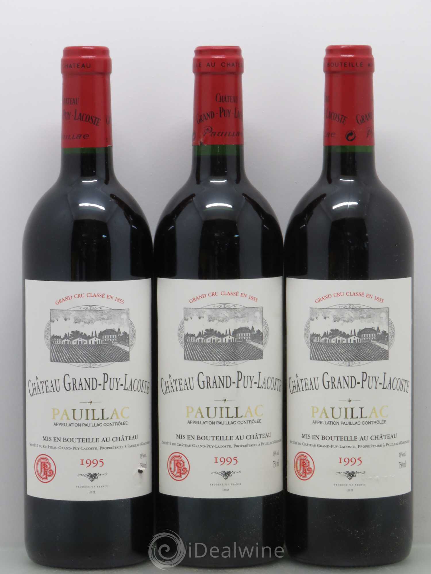 Château Grand Puy Lacoste 5ème Grand Cru Classé 1995 - Lot de 6 bouteilles - 2