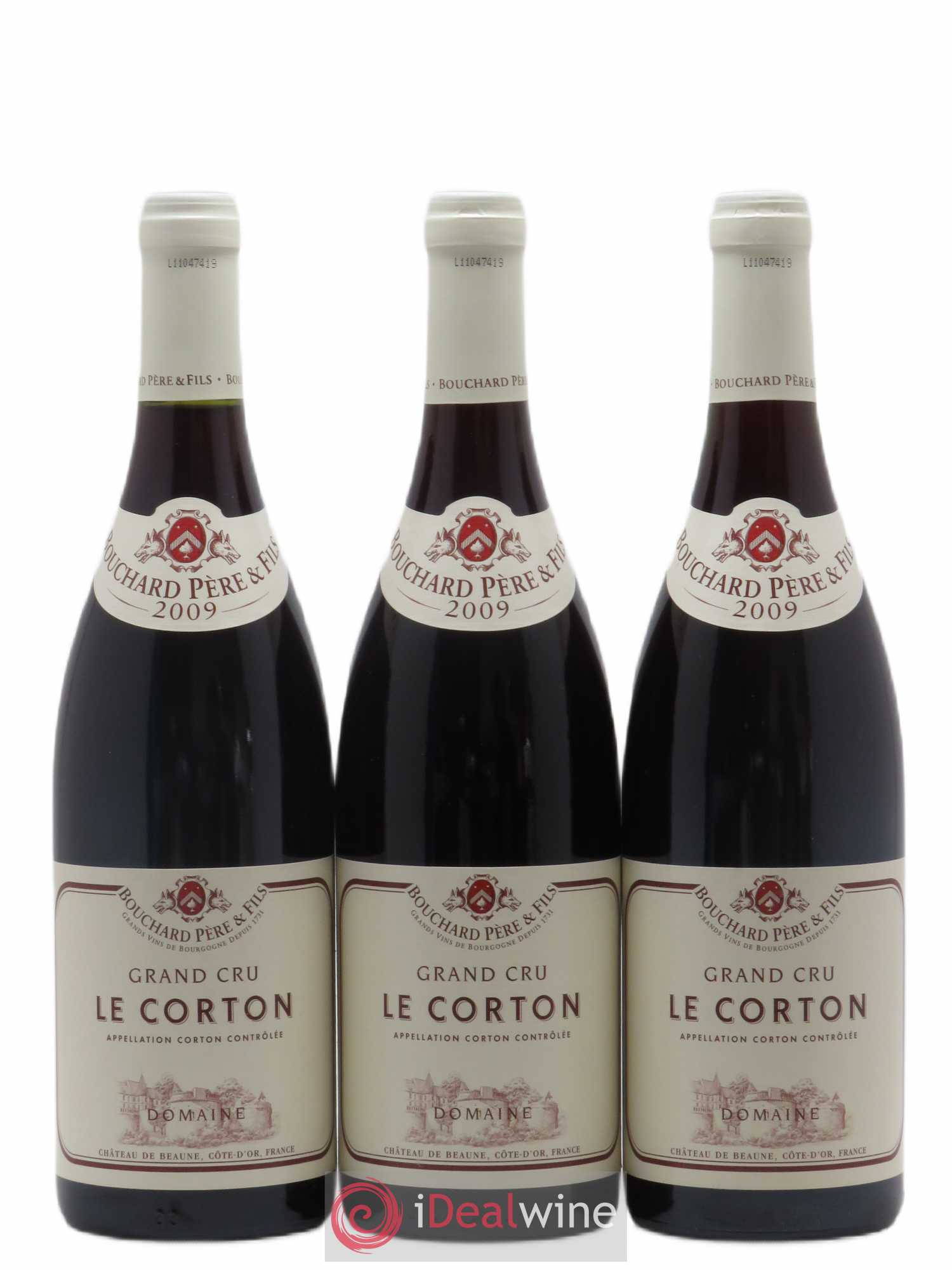 Corton Grand Cru Le Corton Bouchard Père & Fils 2009 - Lot de 6 bouteilles - 1