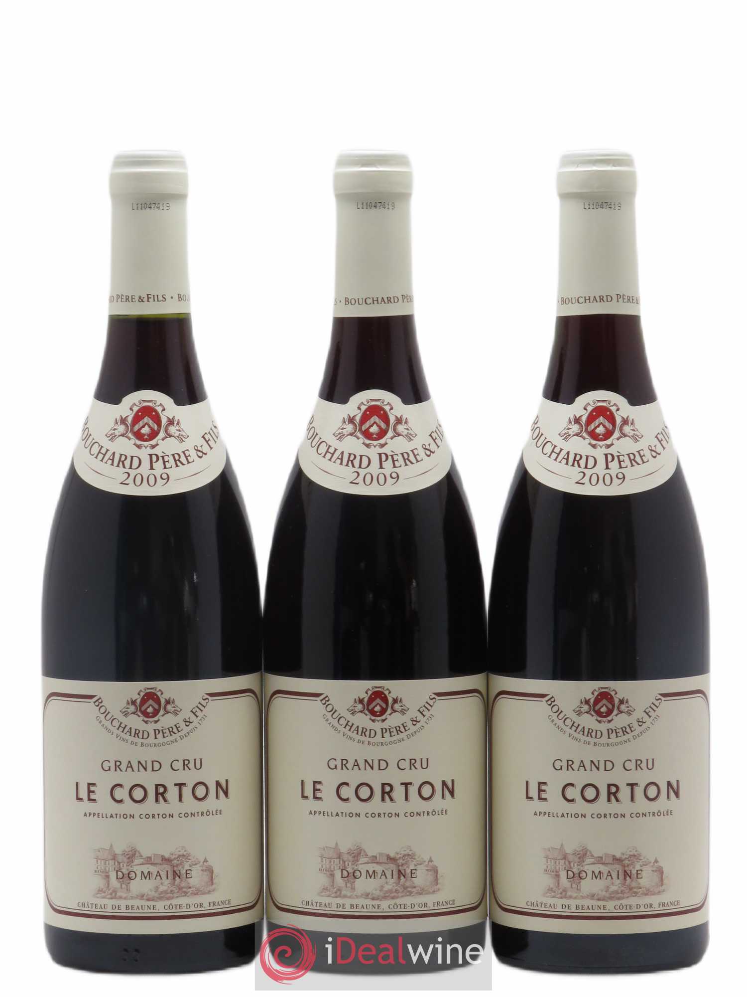 Corton Grand Cru Le Corton Bouchard Père & Fils 2009 - Lot de 6 bouteilles - 2