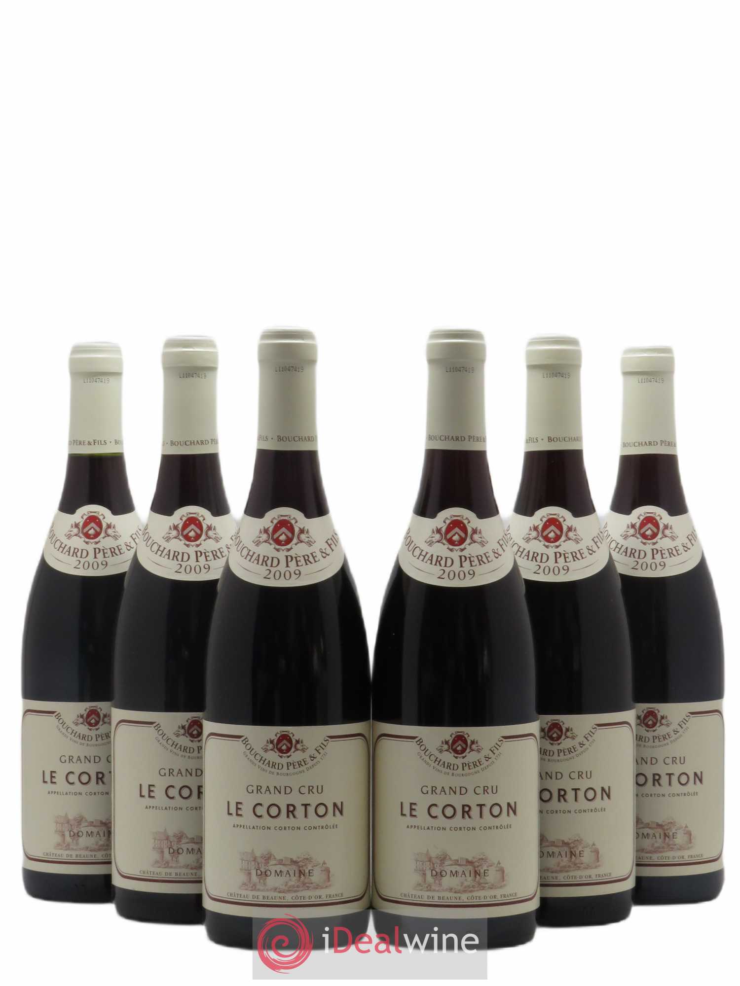 Corton Grand Cru Le Corton Bouchard Père & Fils 2009 - Lot de 6 bouteilles - 0