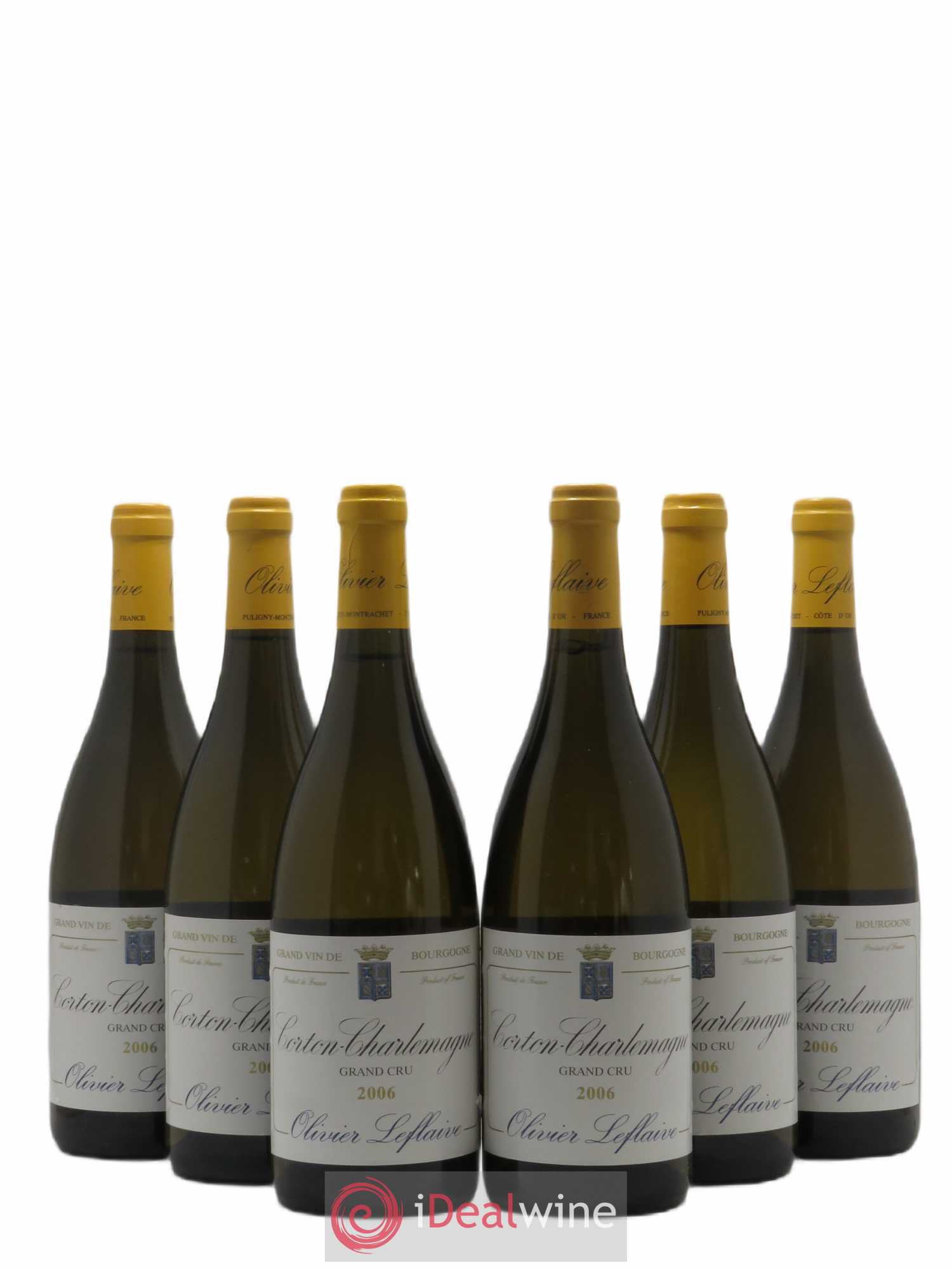 Corton-Charlemagne Grand Cru Olivier Leflaive 2006 - Lot de 6 bouteilles - 0
