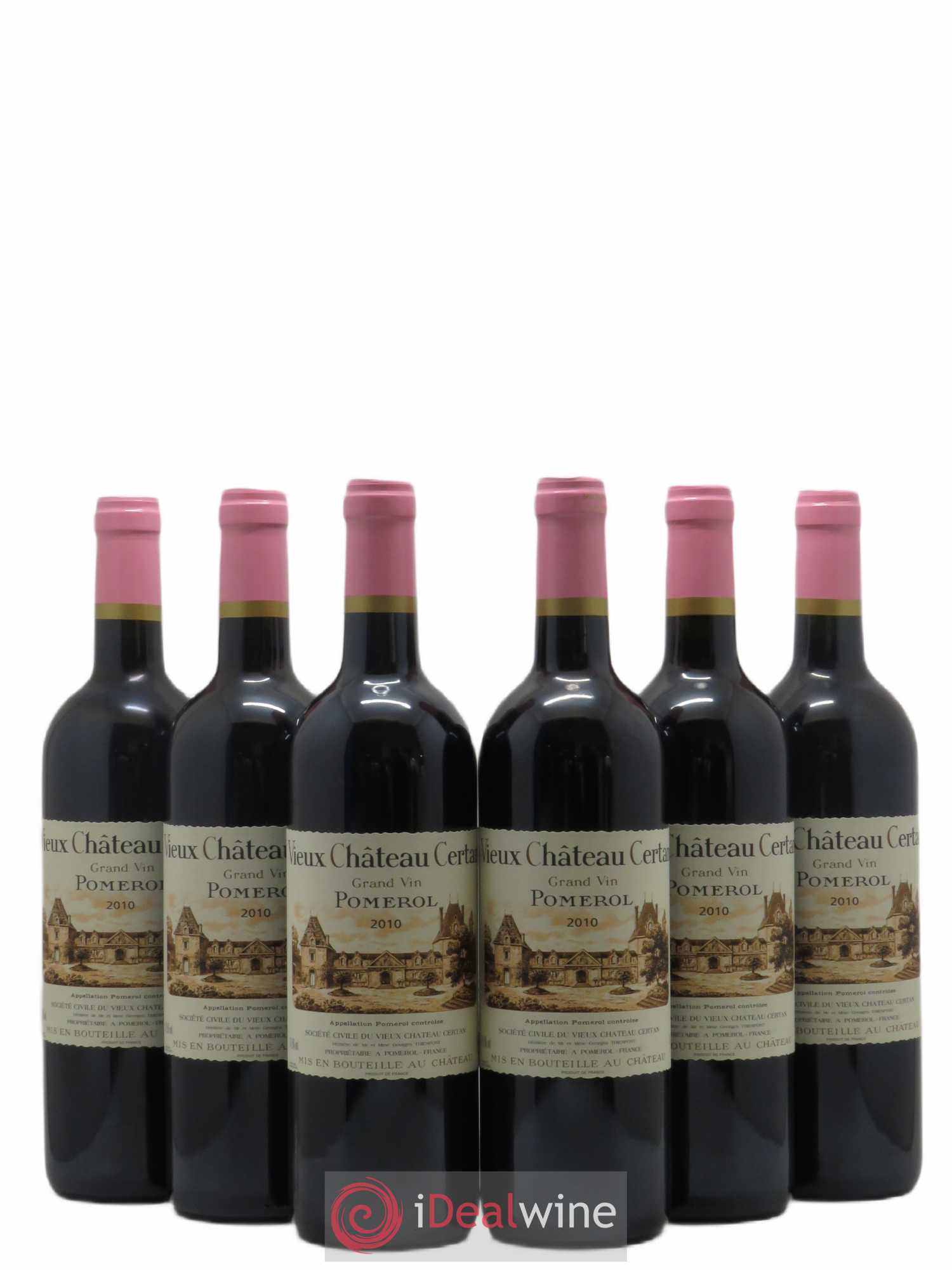Vieux Château Certan 2010 - Lot de 6 bouteilles - 0