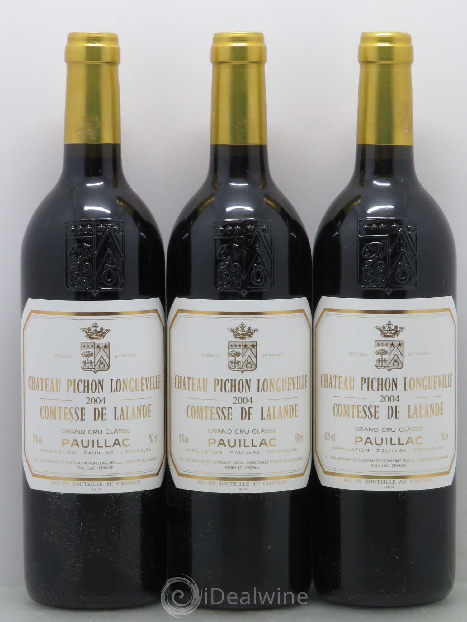 Château Pichon Longueville Comtesse de Lalande 2ème Grand Cru Classé 2004 - Lot de 6 bouteilles - 1