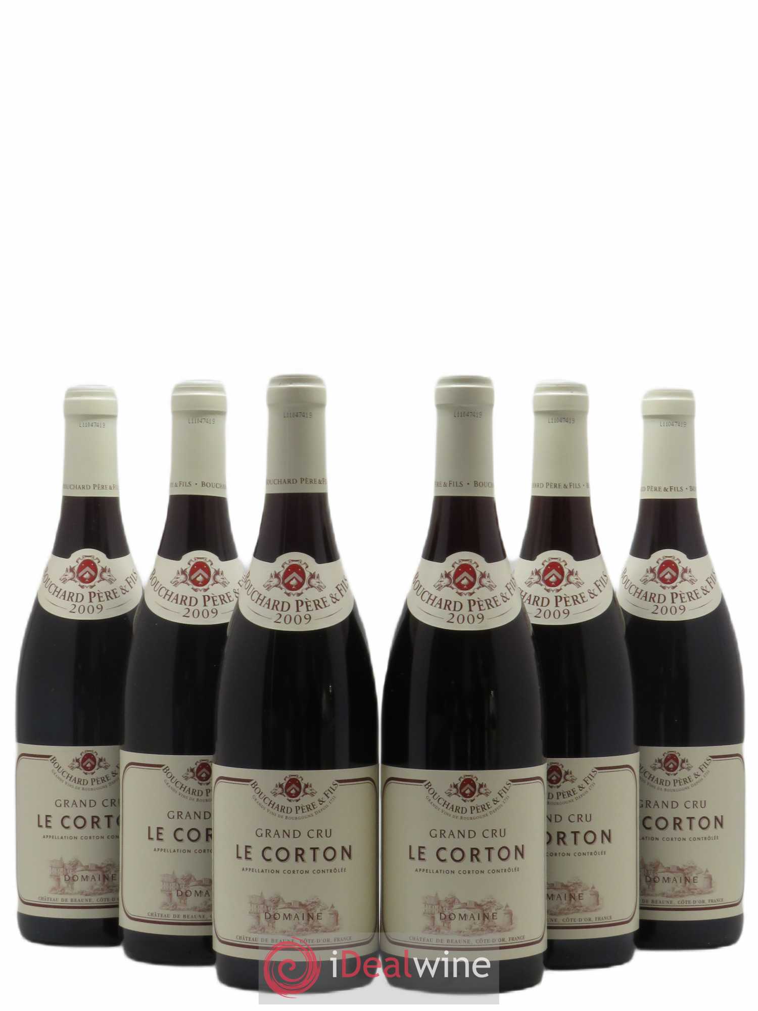Corton Grand Cru Le Corton Bouchard Père & Fils 2009 - Lot de 6 bouteilles - 0
