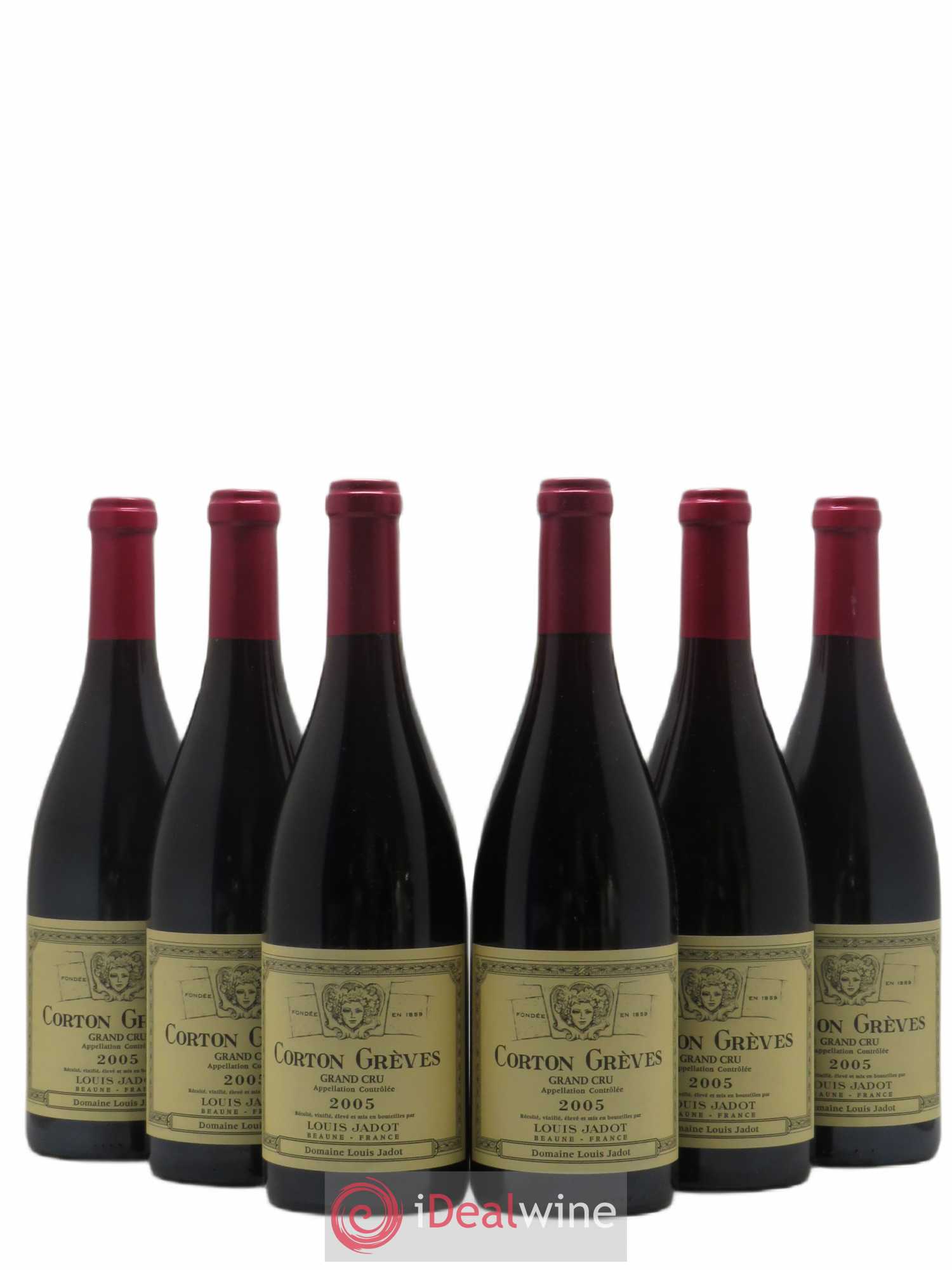 Corton Grand Cru Grèves Louis Jadot (Domaine) 2005 - Lot de 6 bouteilles - 0