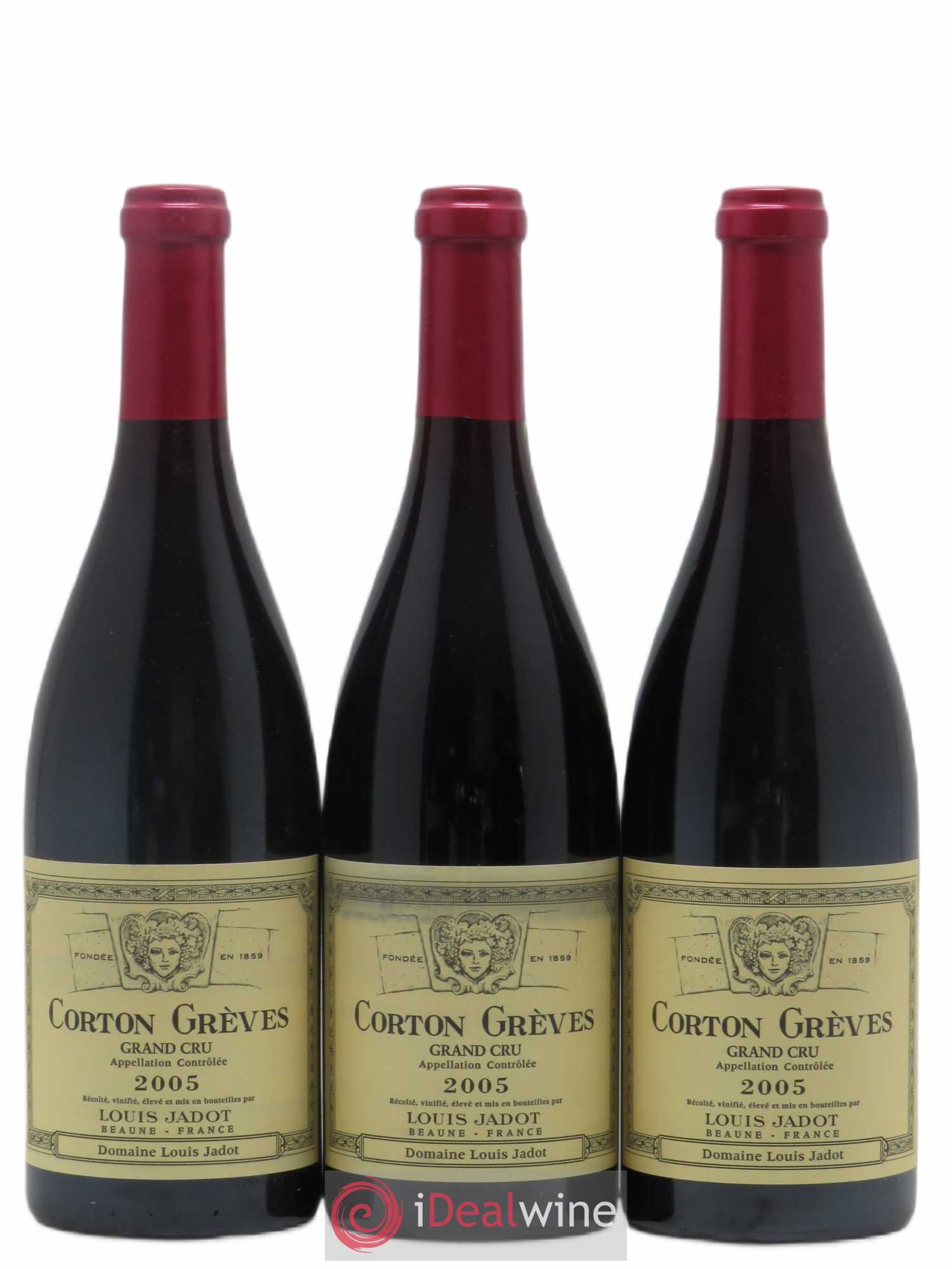 Corton Grand Cru Grèves Louis Jadot (Domaine) 2005 - Lot de 6 bouteilles - 1