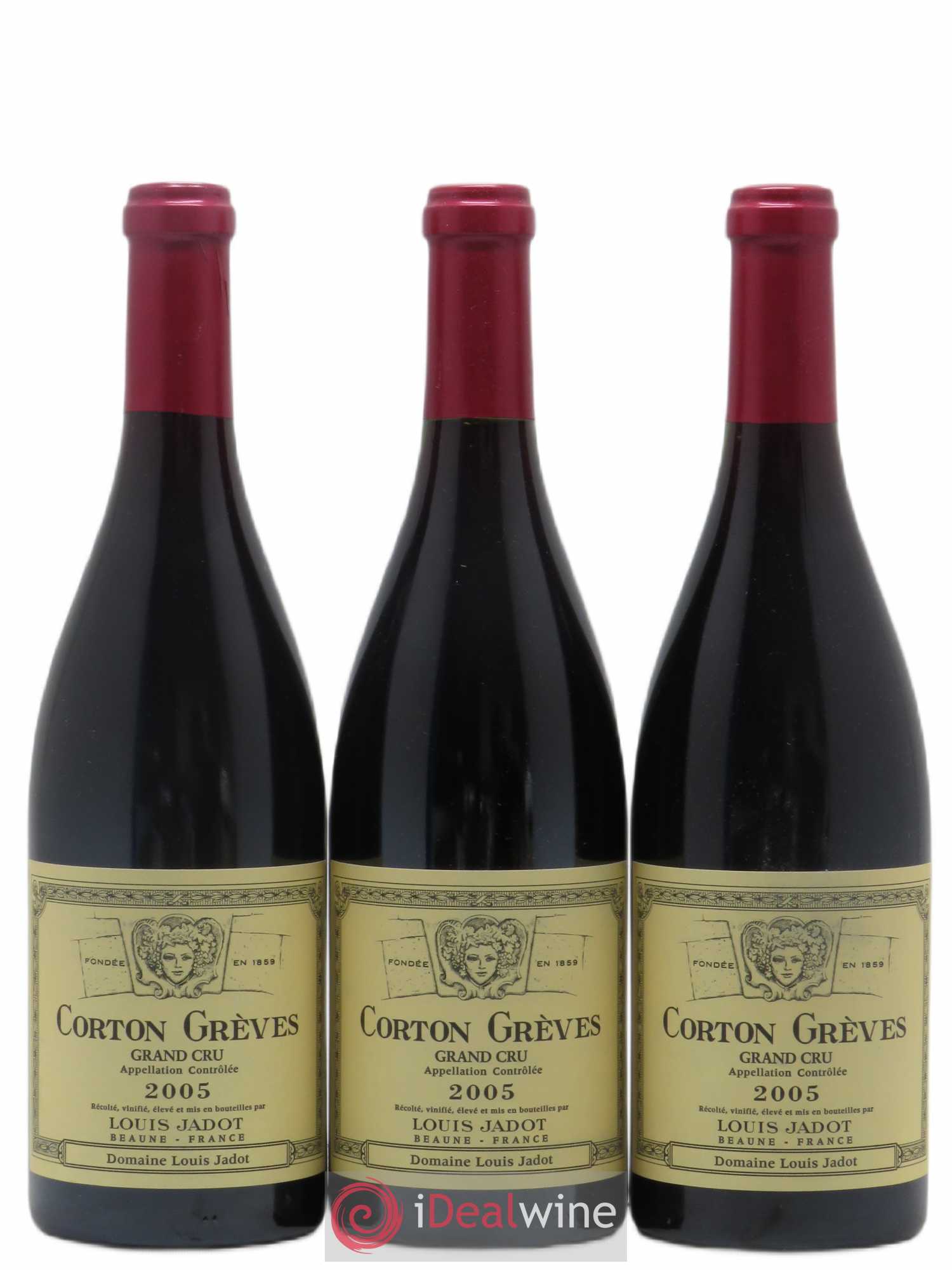 Corton Grand Cru Grèves Louis Jadot (Domaine) 2005 - Lot de 6 bouteilles - 2