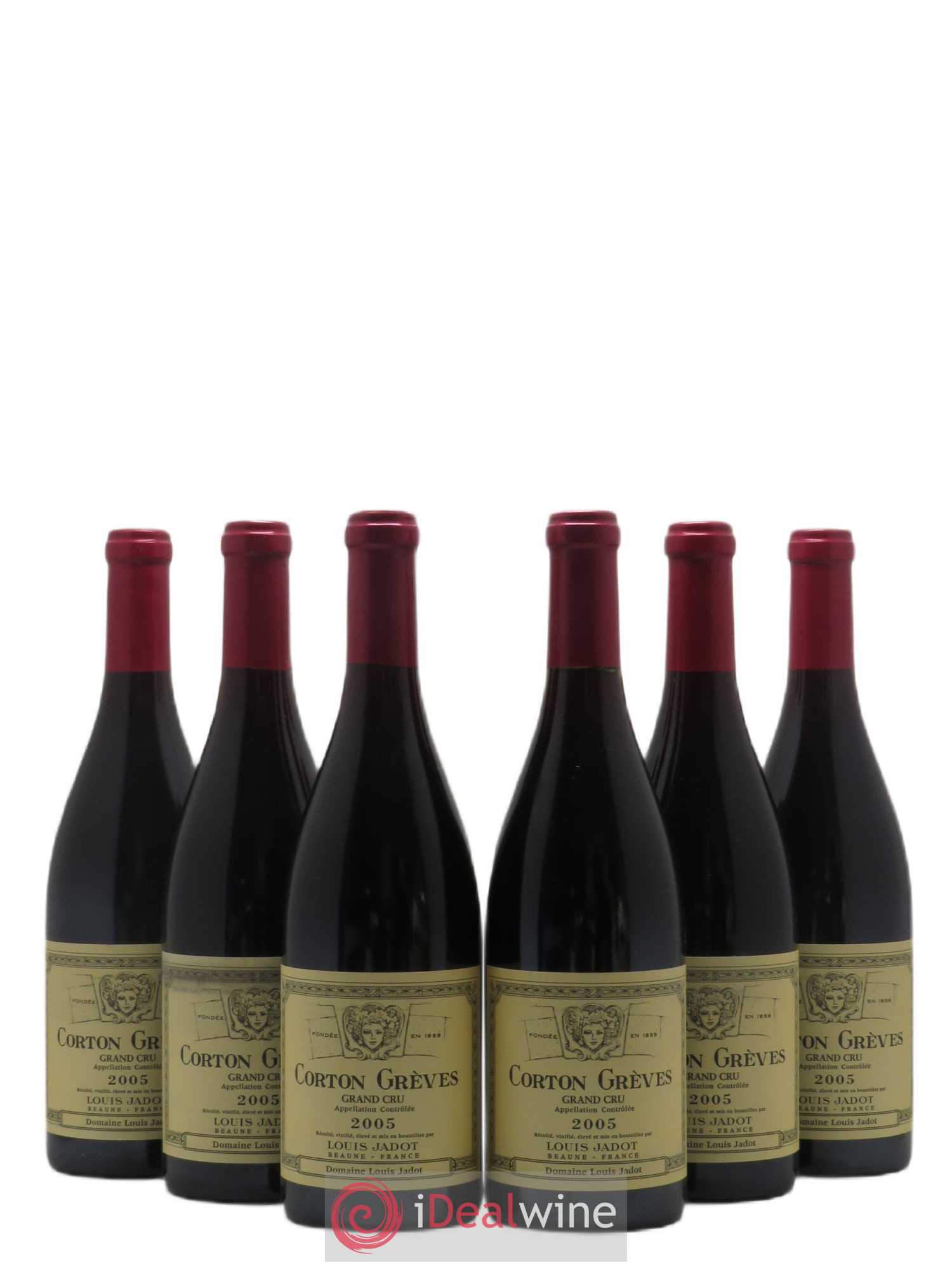 Corton Grand Cru Grèves Louis Jadot (Domaine) 2005 - Lot de 6 bouteilles - 0