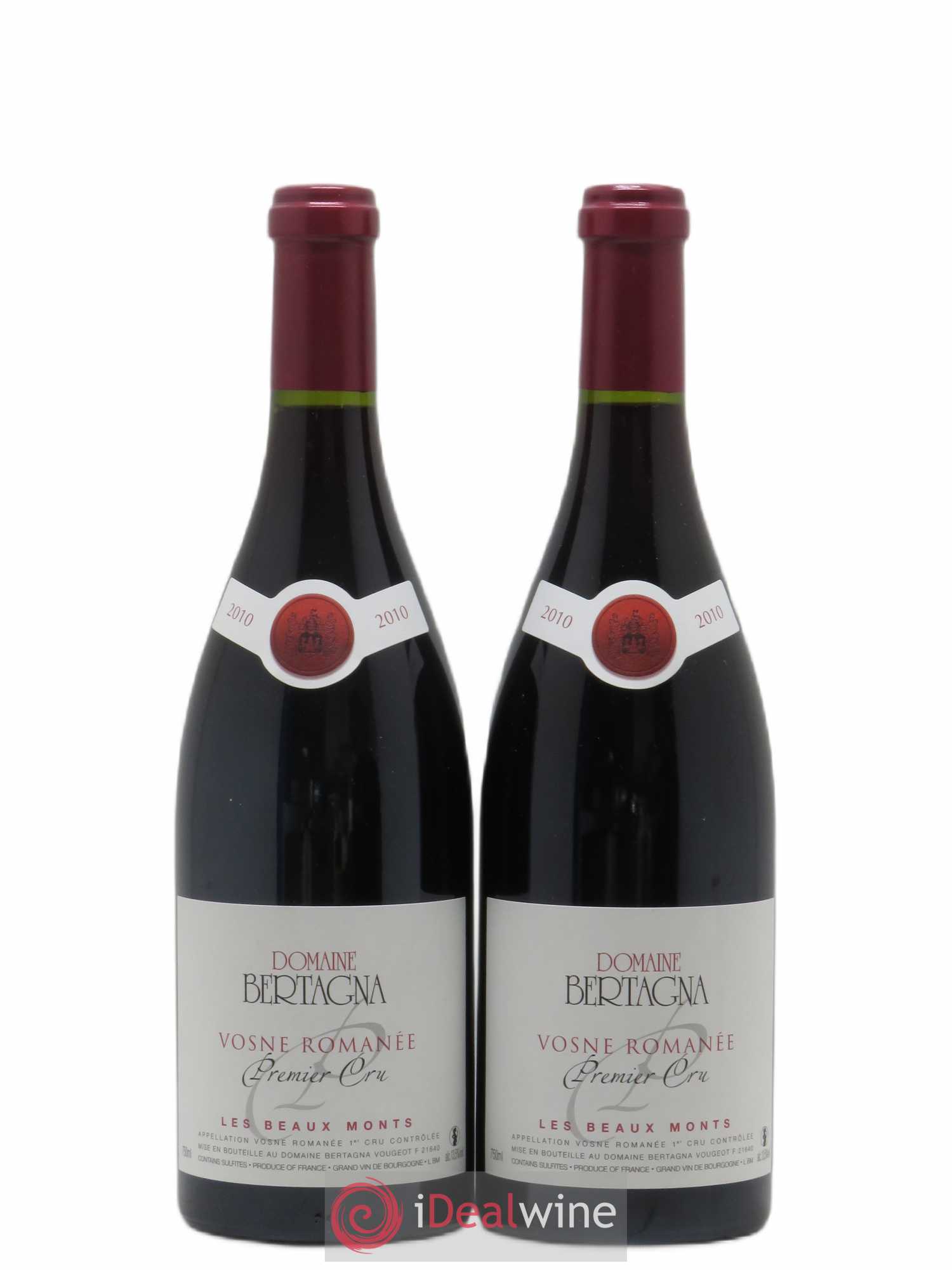 Vosne-Romanée 1er Cru Les Beaux-Monts Bertagna 2010 - Lot de 2 bouteilles - 0