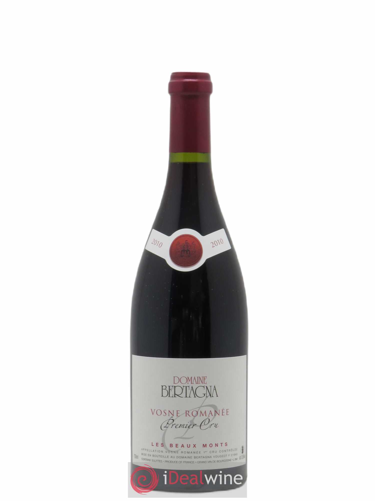 Vosne-Romanée 1er Cru Les Beaux-Monts Bertagna 2010 - Lot de 1 bouteille - 0