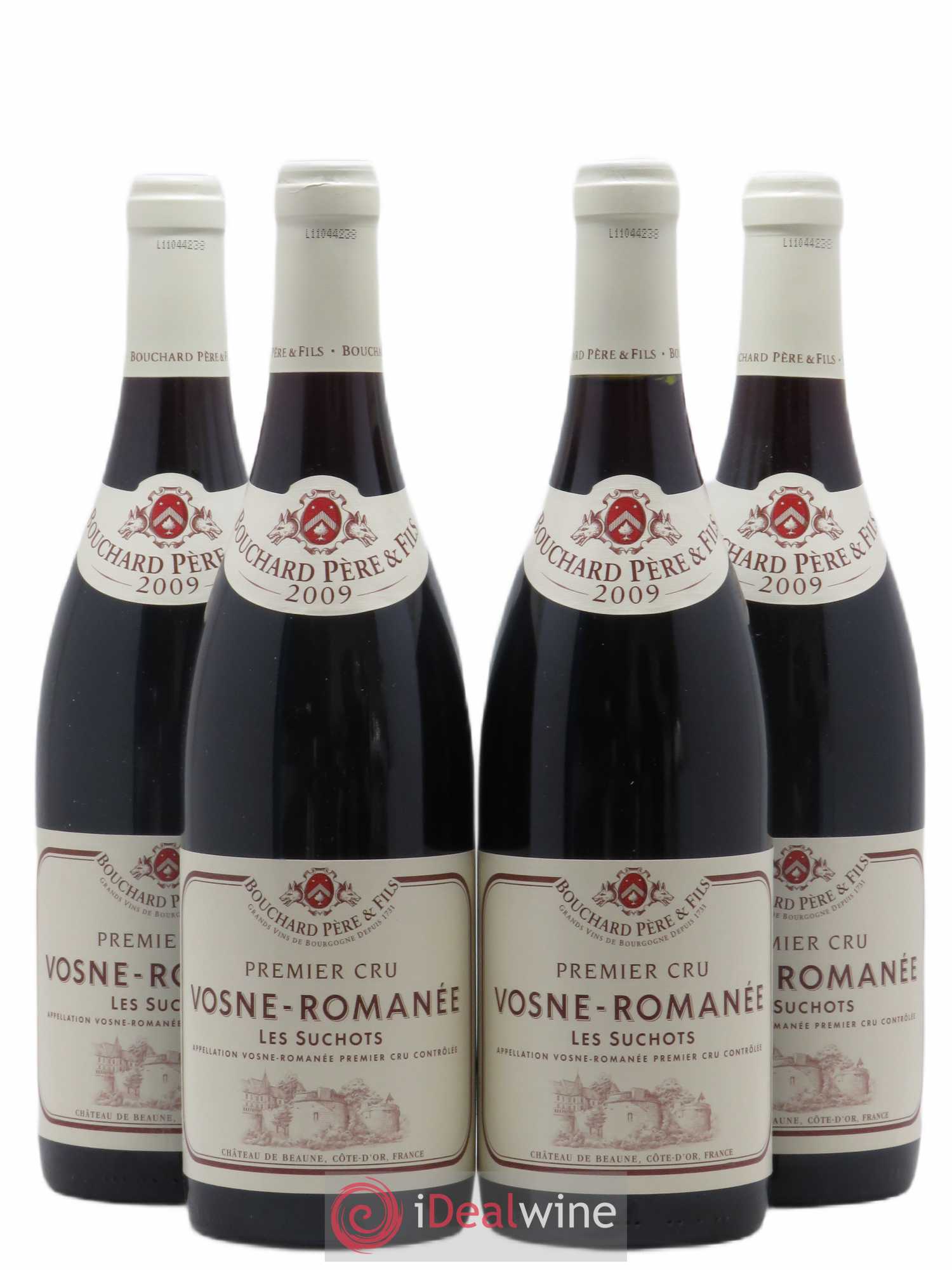 Vosne-Romanée 1er Cru Les Suchots Bouchard Père & Fils 2009 - Lot de 4 bouteilles - 0