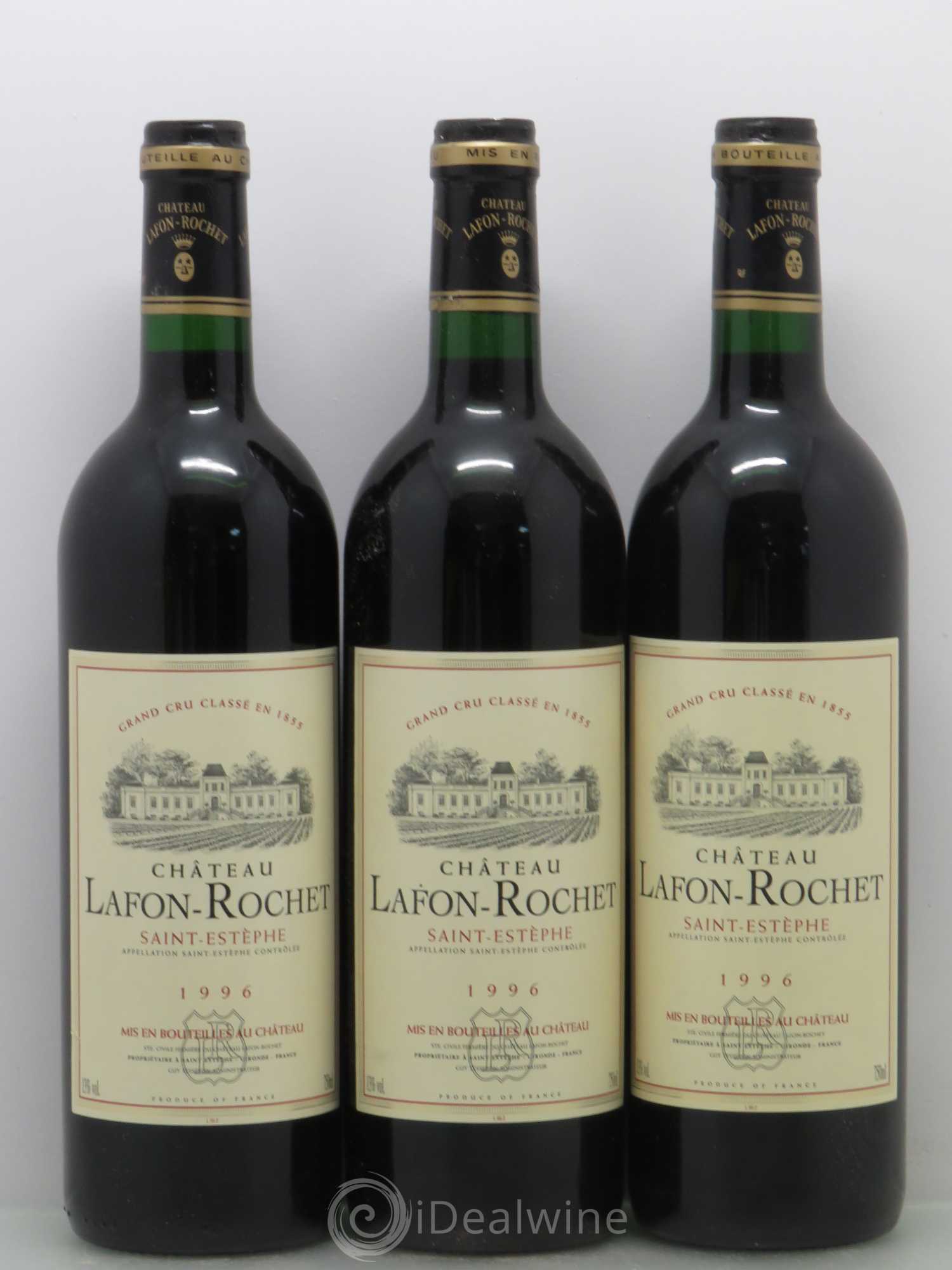 Château Lafon Rochet 4ème Grand Cru Classé 1996 - Lot de 12 bouteilles - 3