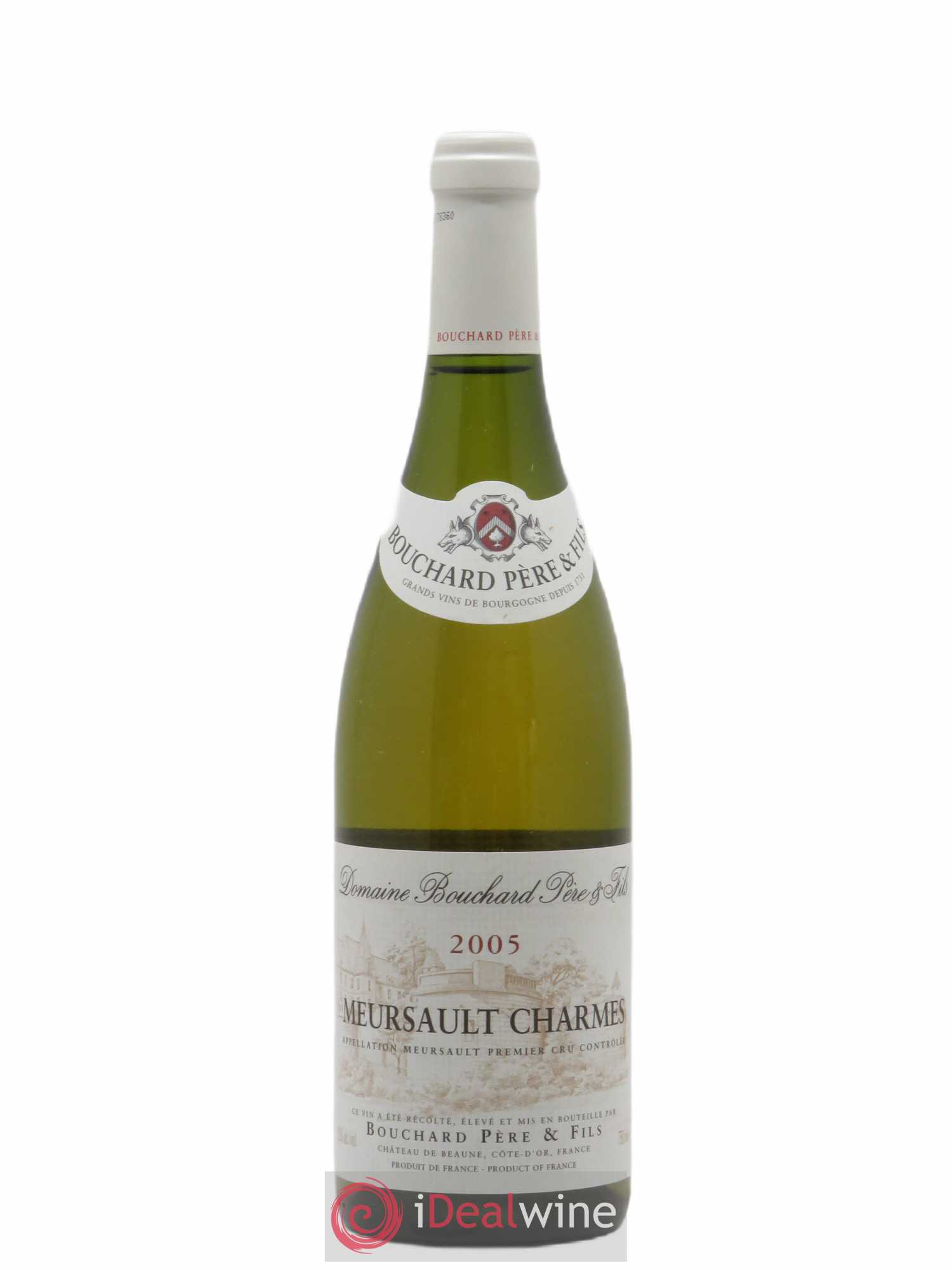 Meursault 1er Cru Charmes Bouchard Père & Fils 2005 - Lot de 1 bouteille - 0