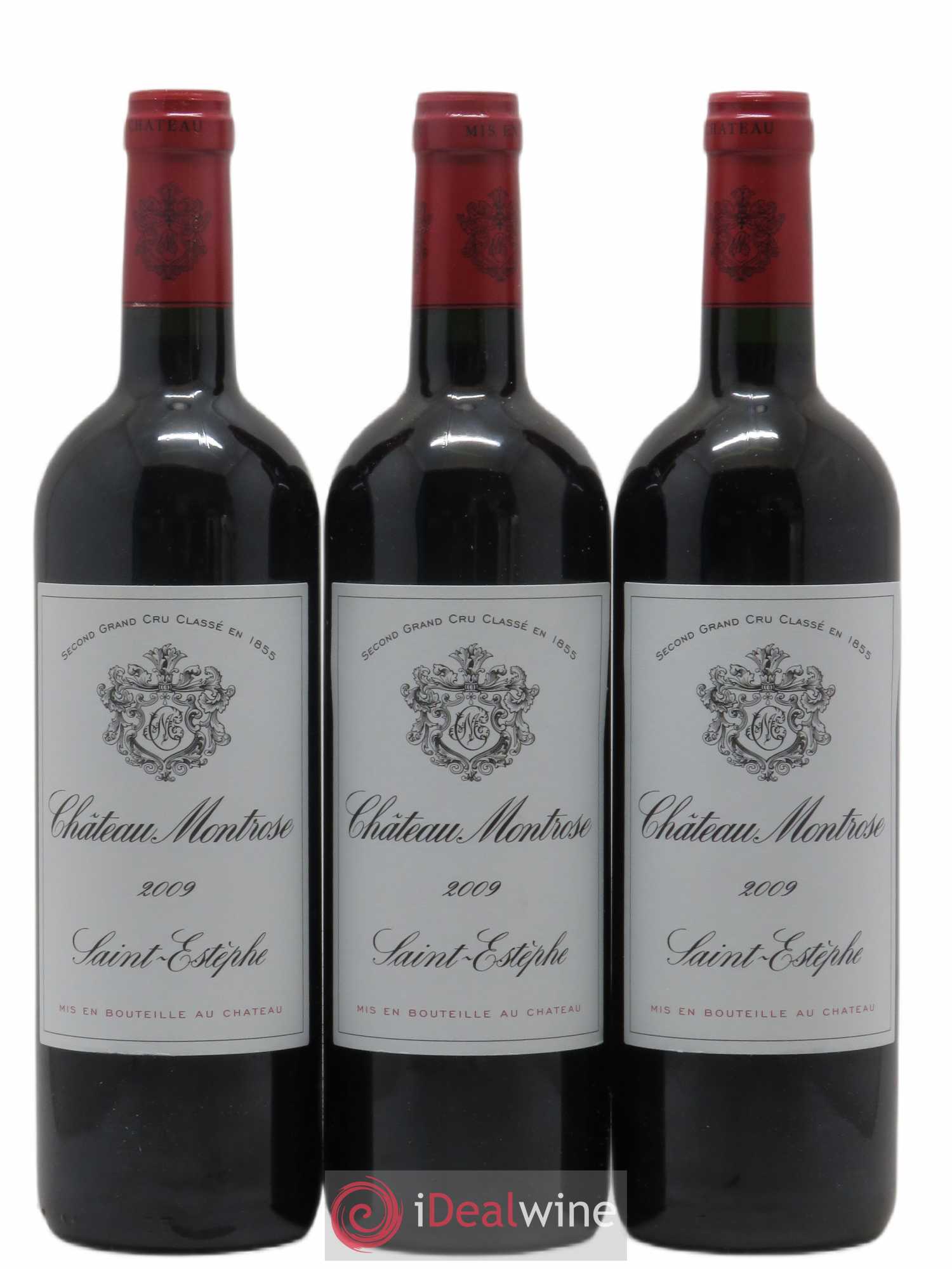 Château Montrose 2ème Grand Cru Classé 2009 - Lot de 3 bouteilles - 0