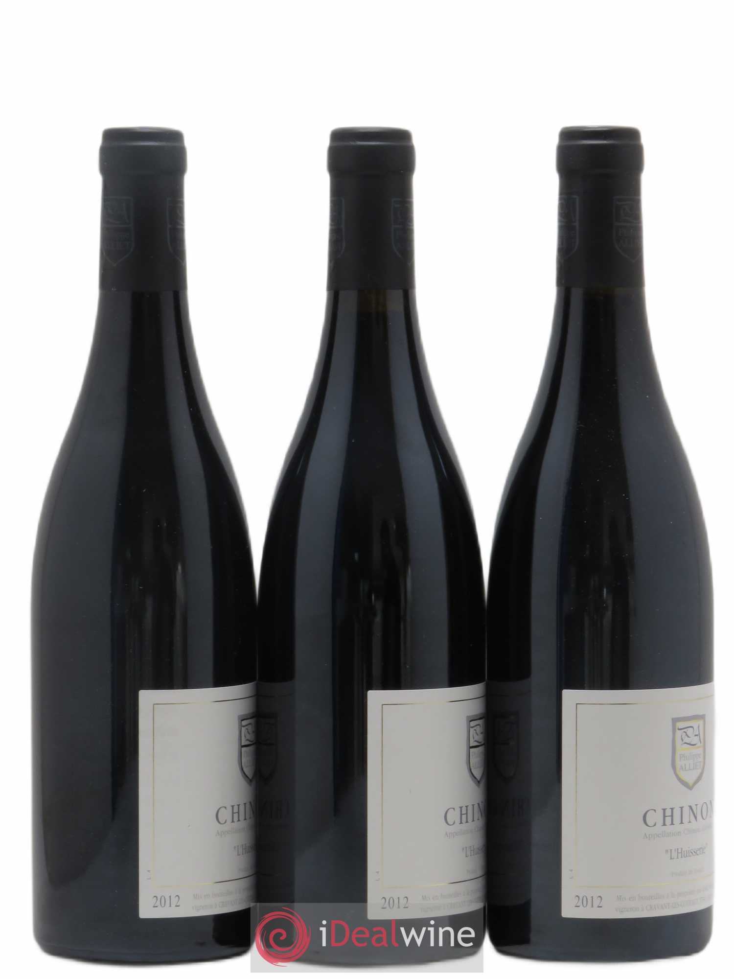 Chinon L'Huisserie Philippe Alliet 2012 - Lot de 3 bouteilles - 1