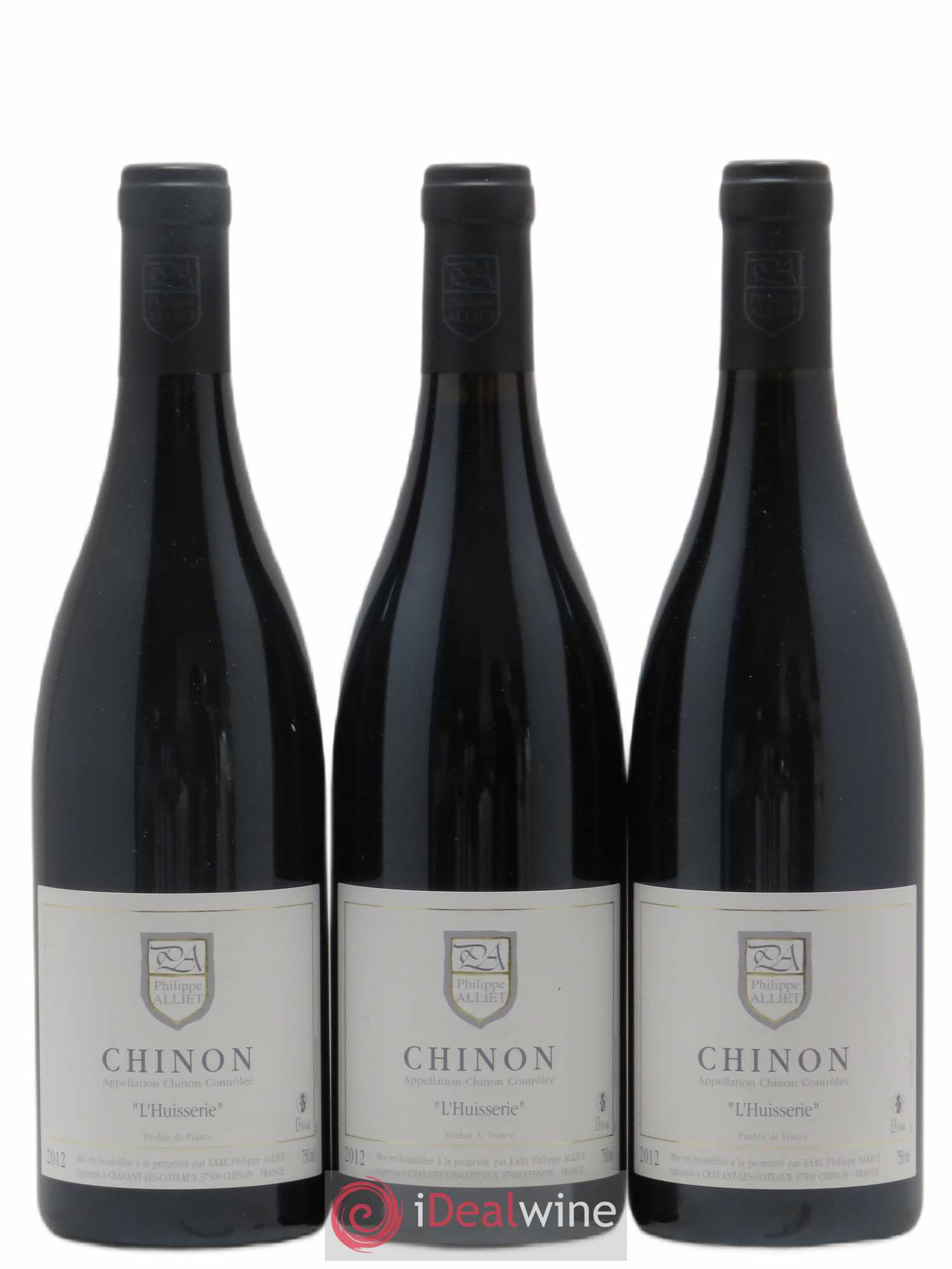 Chinon L'Huisserie Philippe Alliet 2012 - Lot de 3 bouteilles - 0