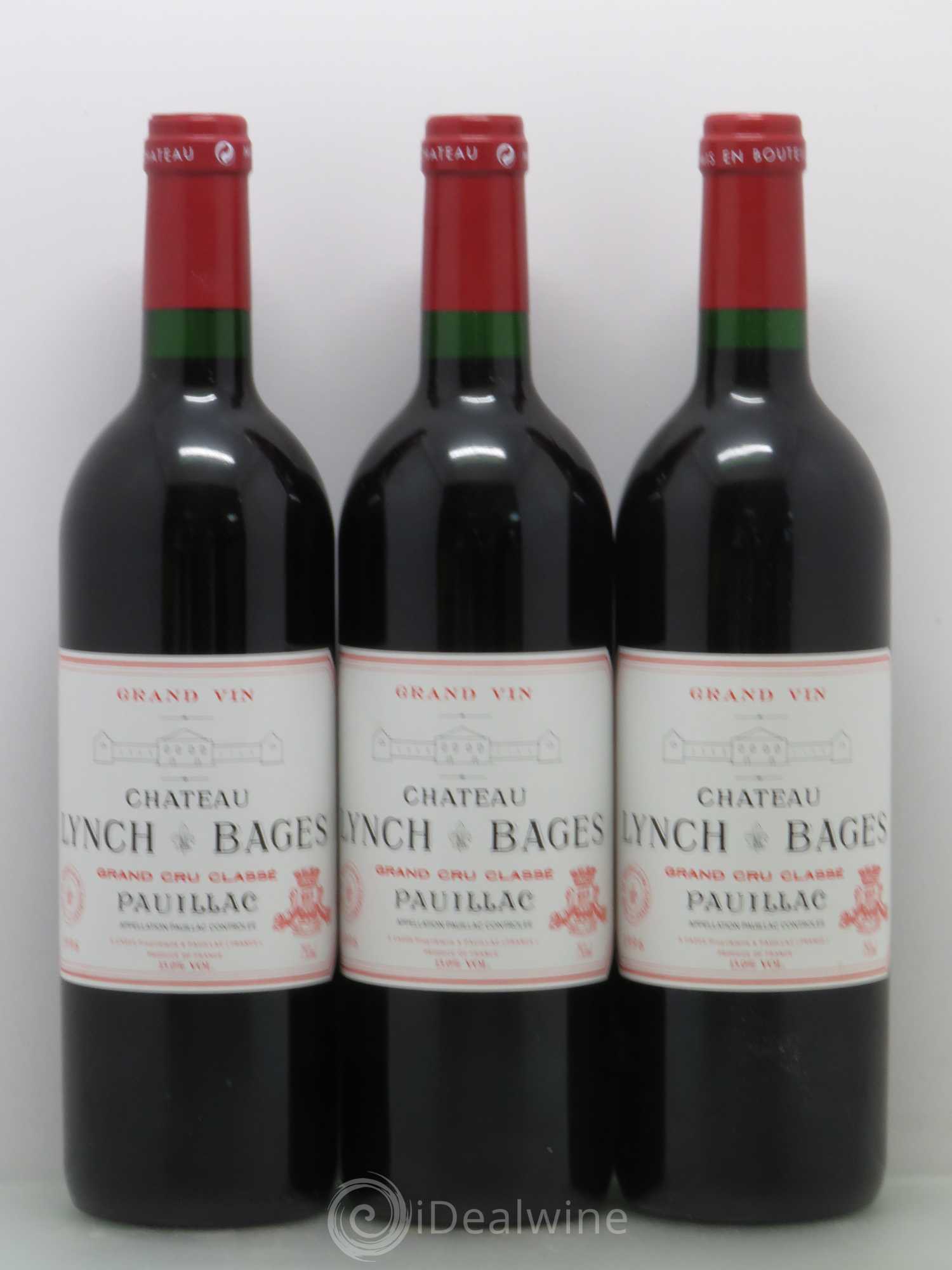 Château Lynch Bages 5ème Grand Cru Classé 1996 - Lot de 12 bouteilles - 2