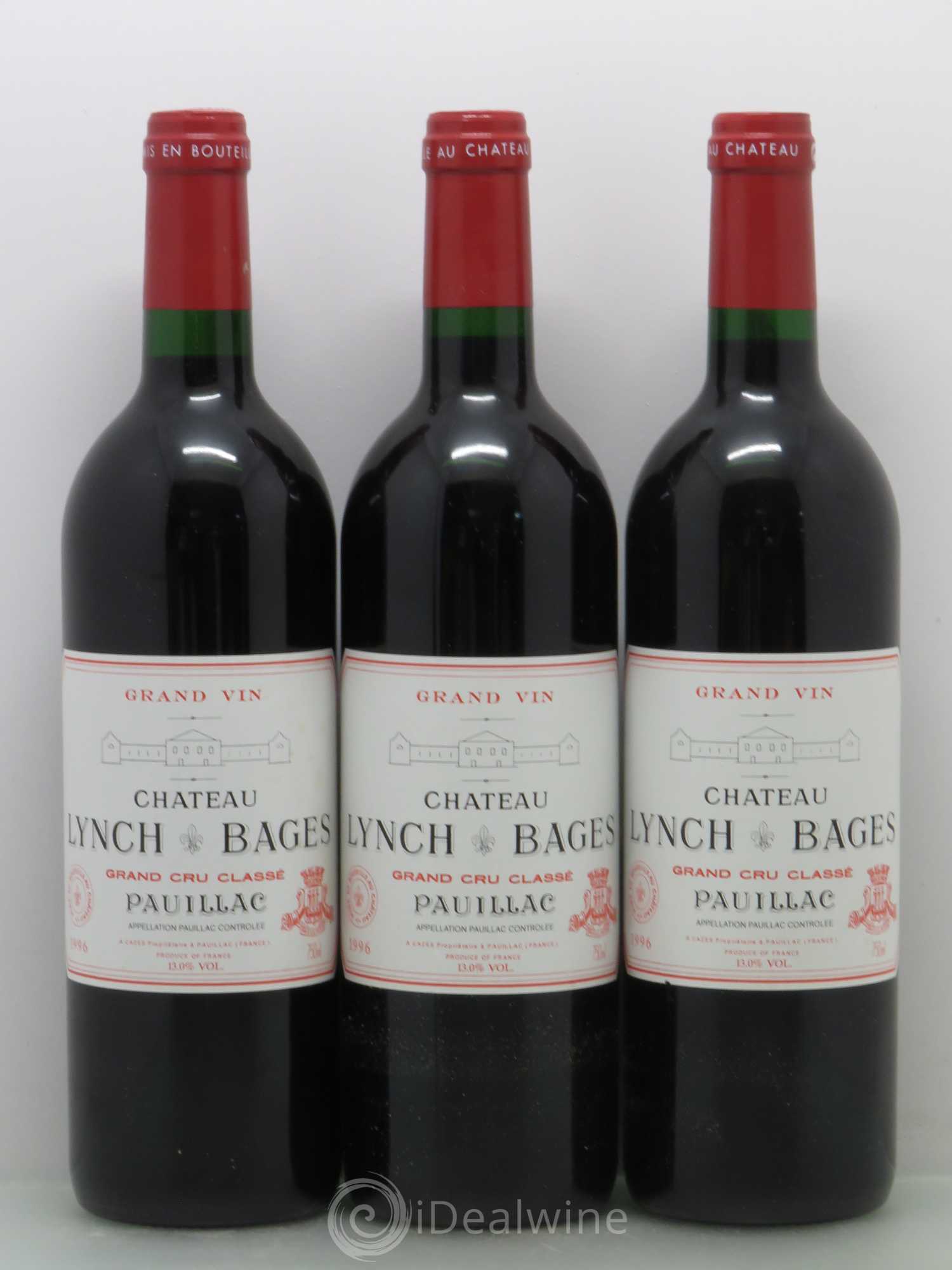 Château Lynch Bages 5ème Grand Cru Classé 1996 - Lot de 12 bouteilles - 4