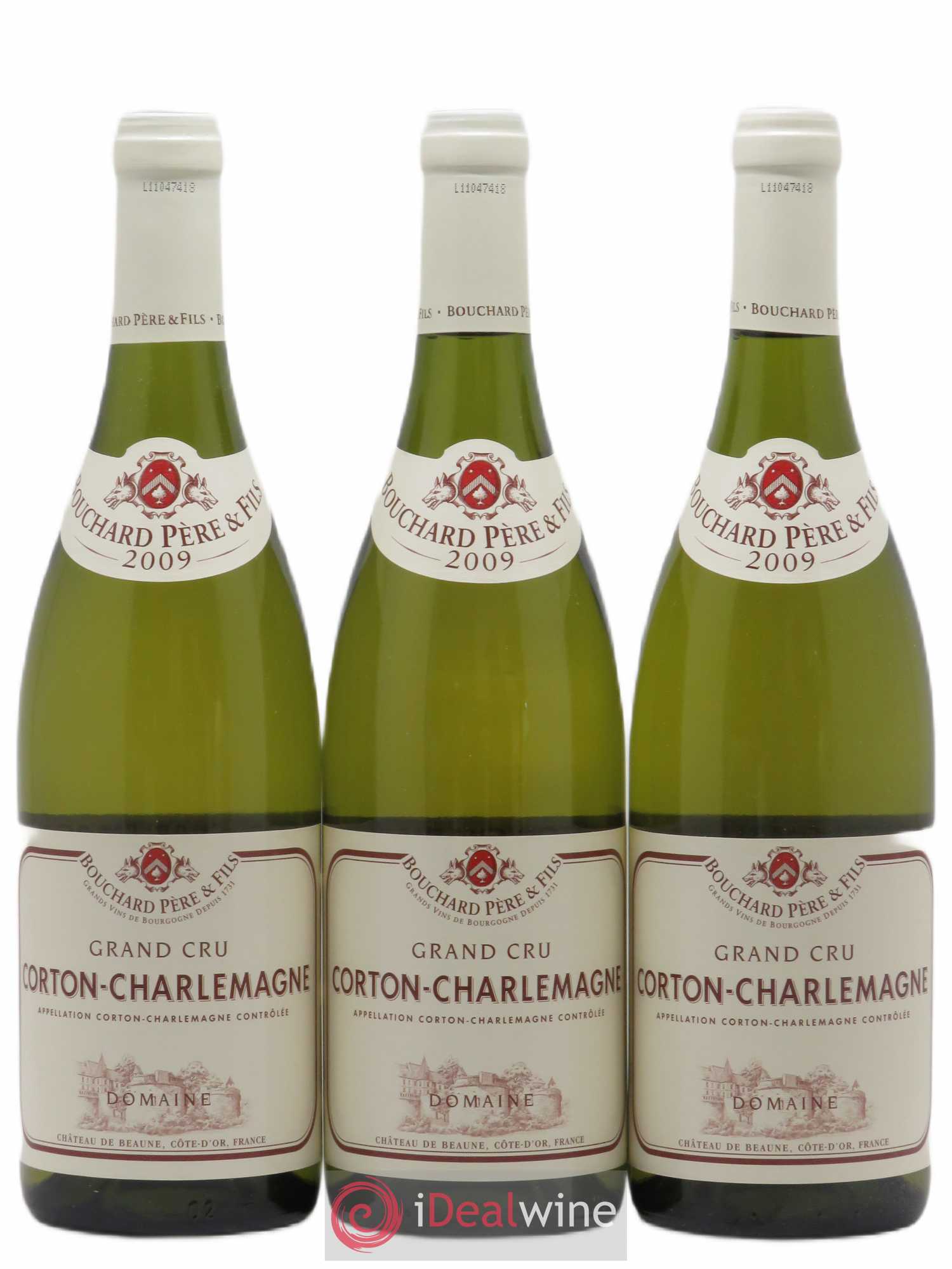 Corton-Charlemagne Grand Cru Bouchard Père & Fils 2009 - Lot de 3 bouteilles - 0