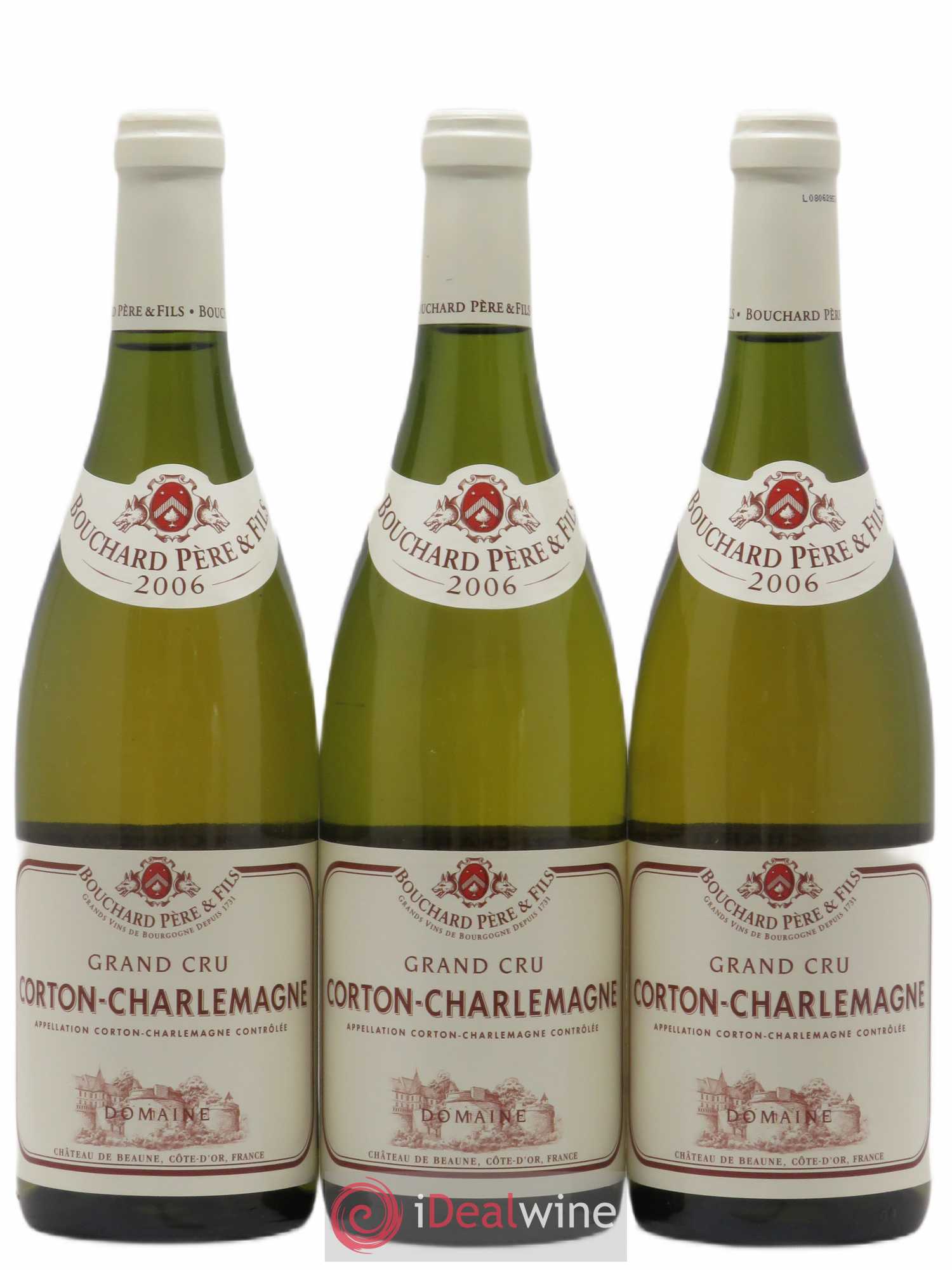 Corton-Charlemagne Grand Cru Bouchard Père & Fils 2006 - Lot de 3 bouteilles - 0