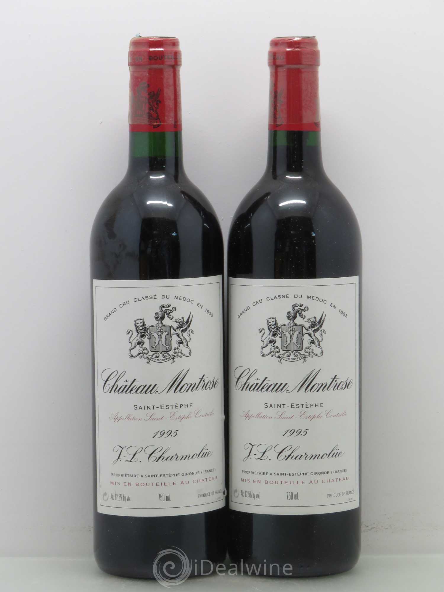 Château Montrose 2ème Grand Cru Classé 1995 - Lot de 4 bouteilles - 1