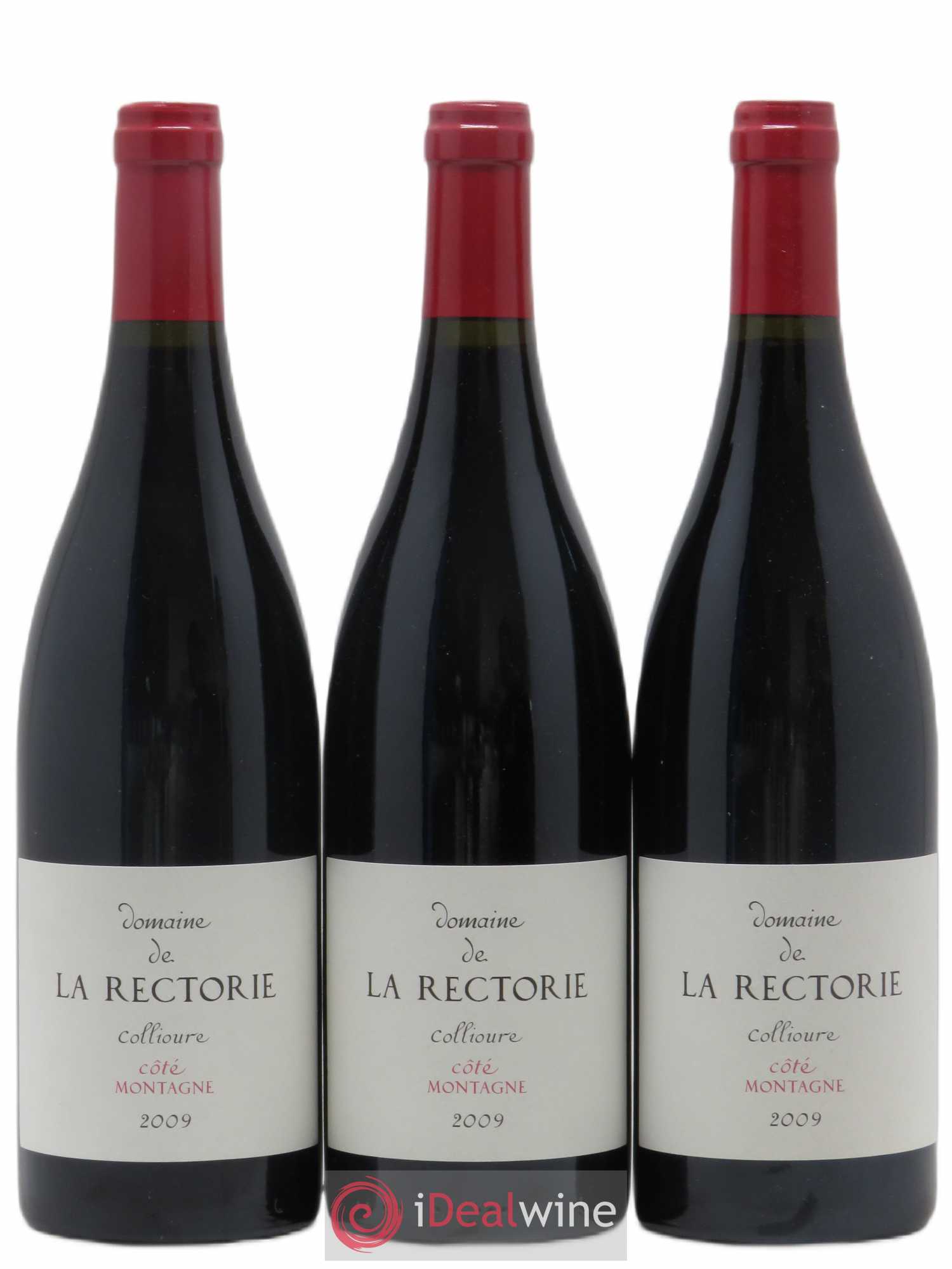 Collioure La Rectorie (Domaine de) Montagne Thierry et Jean Emmanuel Parcé 2009 - Lot de 6 bouteilles - 1