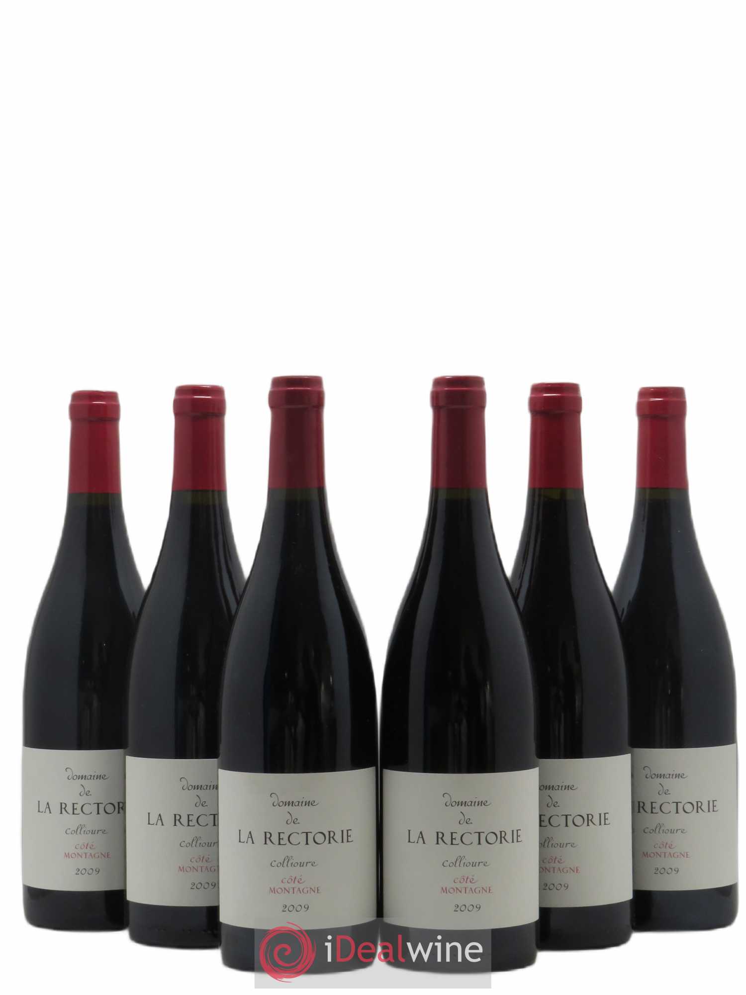 Collioure La Rectorie (Domaine de) Montagne Thierry et Jean Emmanuel Parcé 2009 - Lot de 6 bouteilles - 0