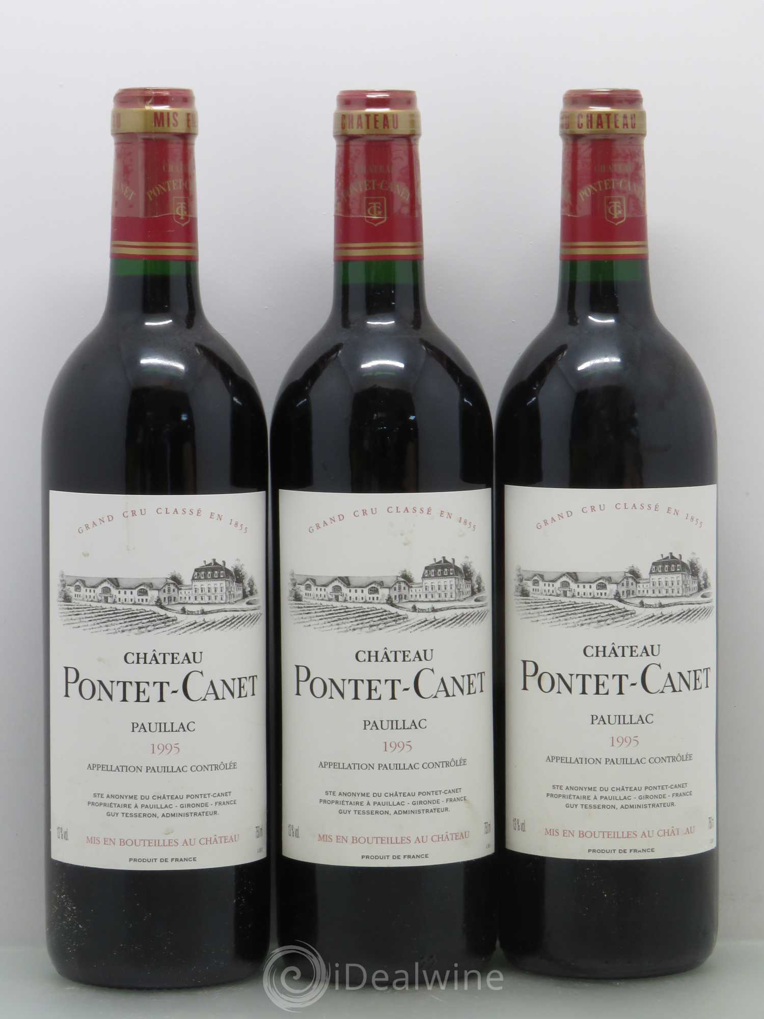 Château Pontet Canet 5ème Grand Cru Classé 1995 - Lot de 6 bouteilles - 2