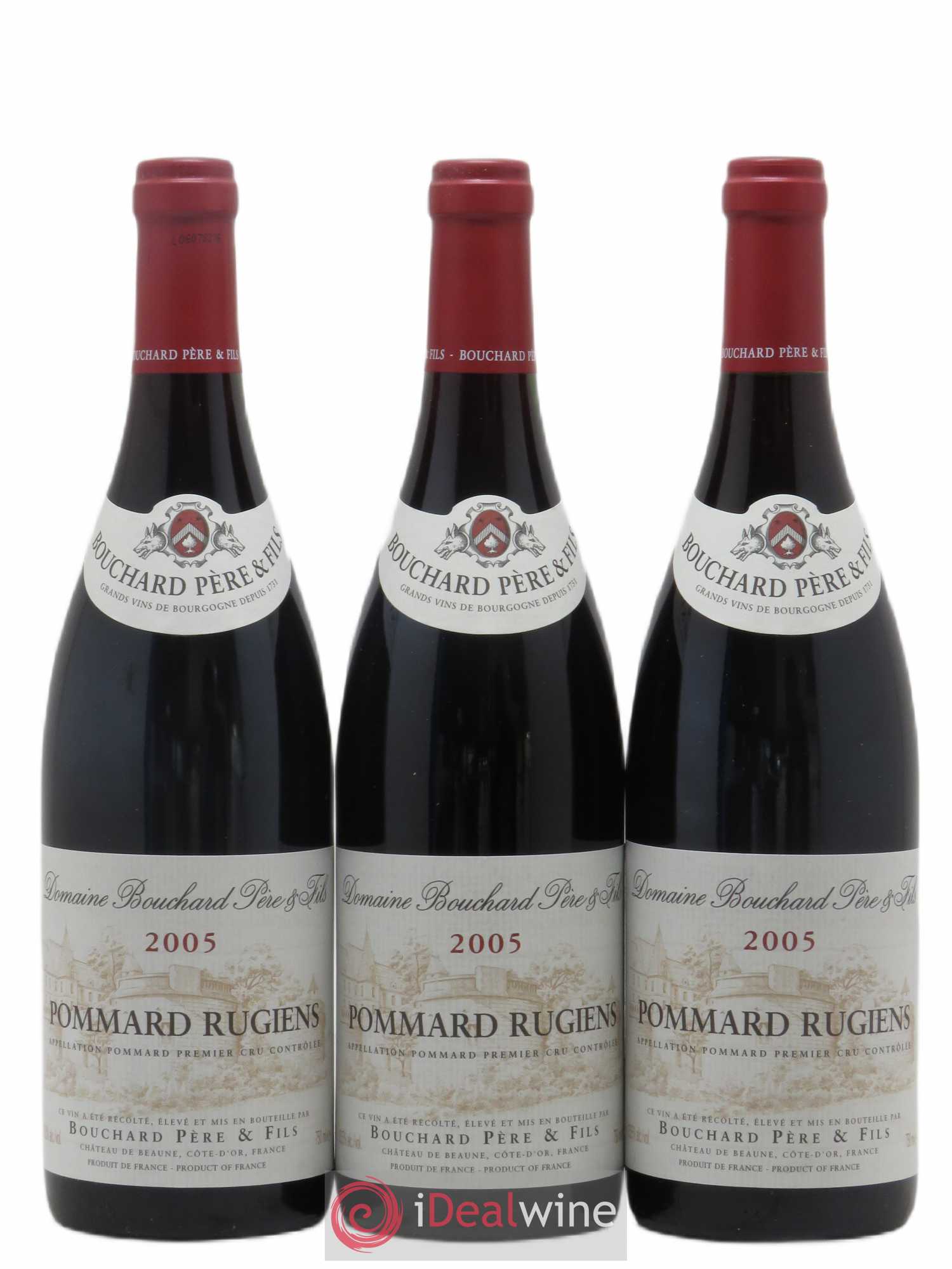 Pommard 1er Cru Rugiens Bouchard Père & Fils 2005 - Lot de 12 bouteilles - 1
