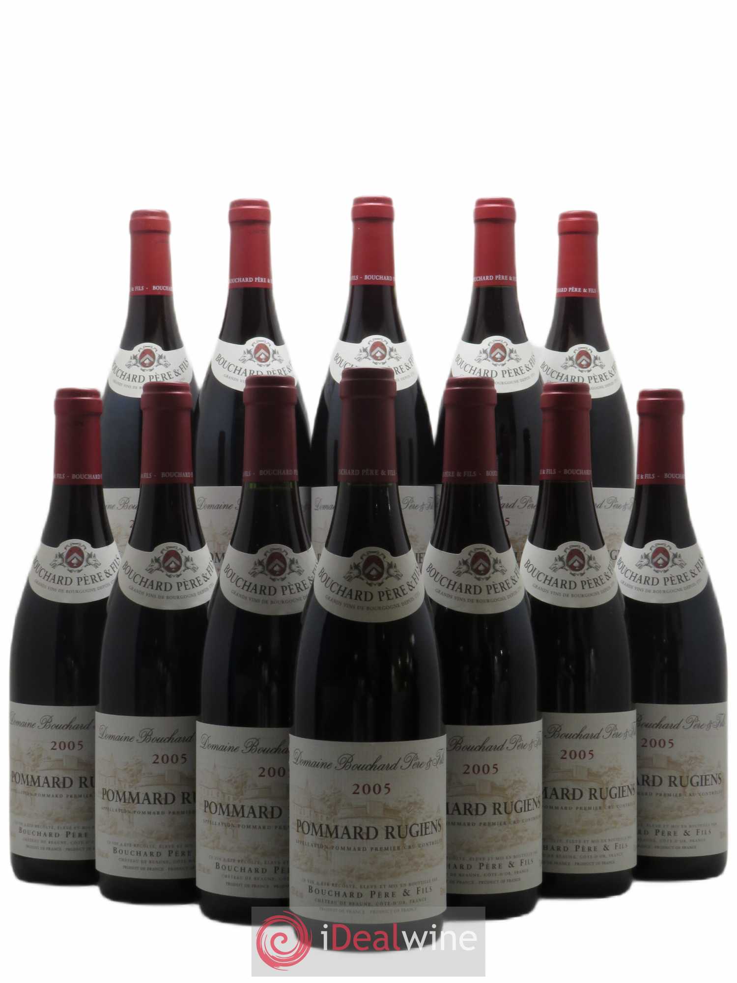 Pommard 1er Cru Rugiens Bouchard Père & Fils 2005 - Lot de 12 bouteilles - 0