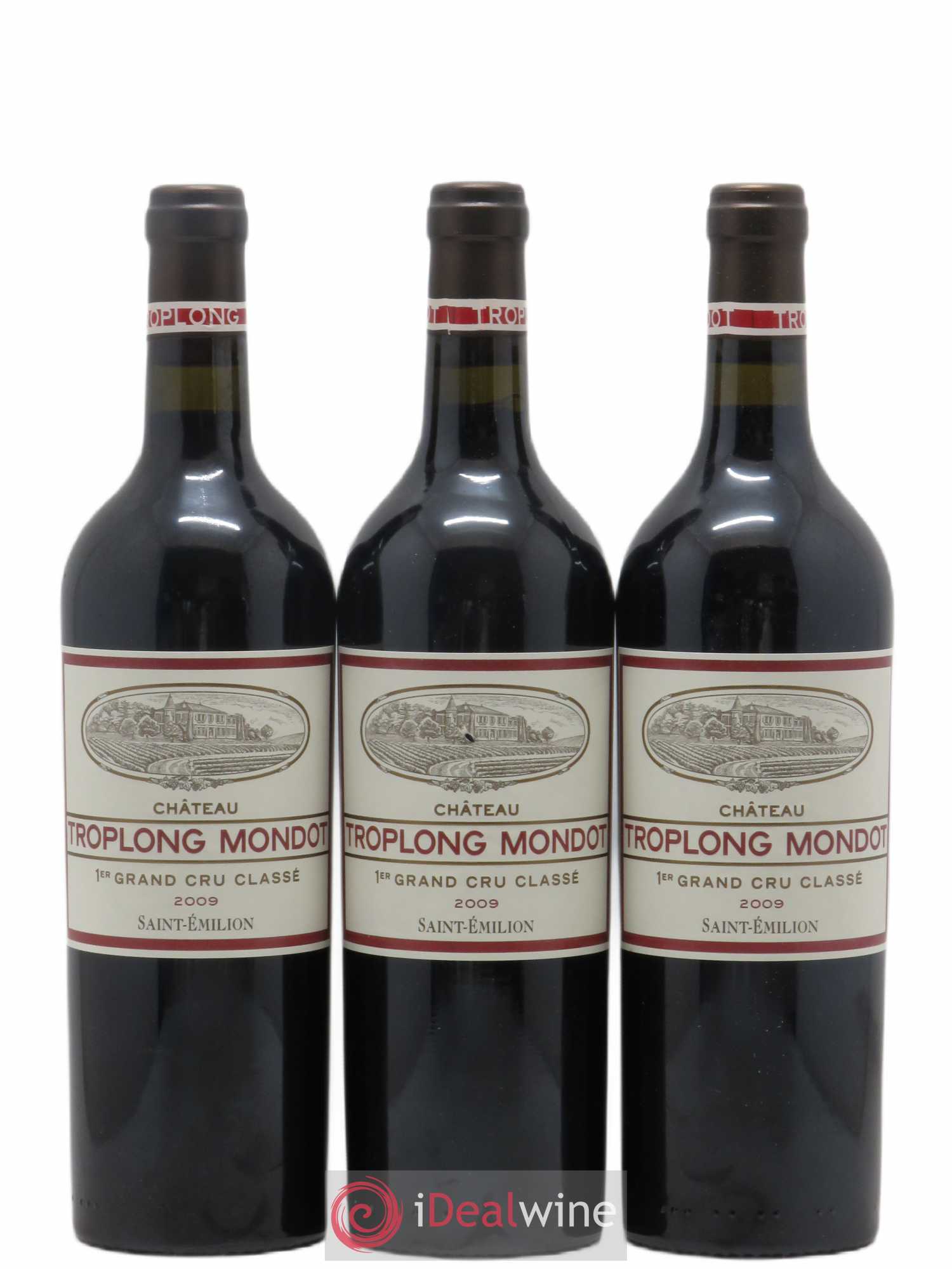 Château Troplong Mondot 1er Grand Cru Classé B 2009 - Lot de 6 bouteilles - 1