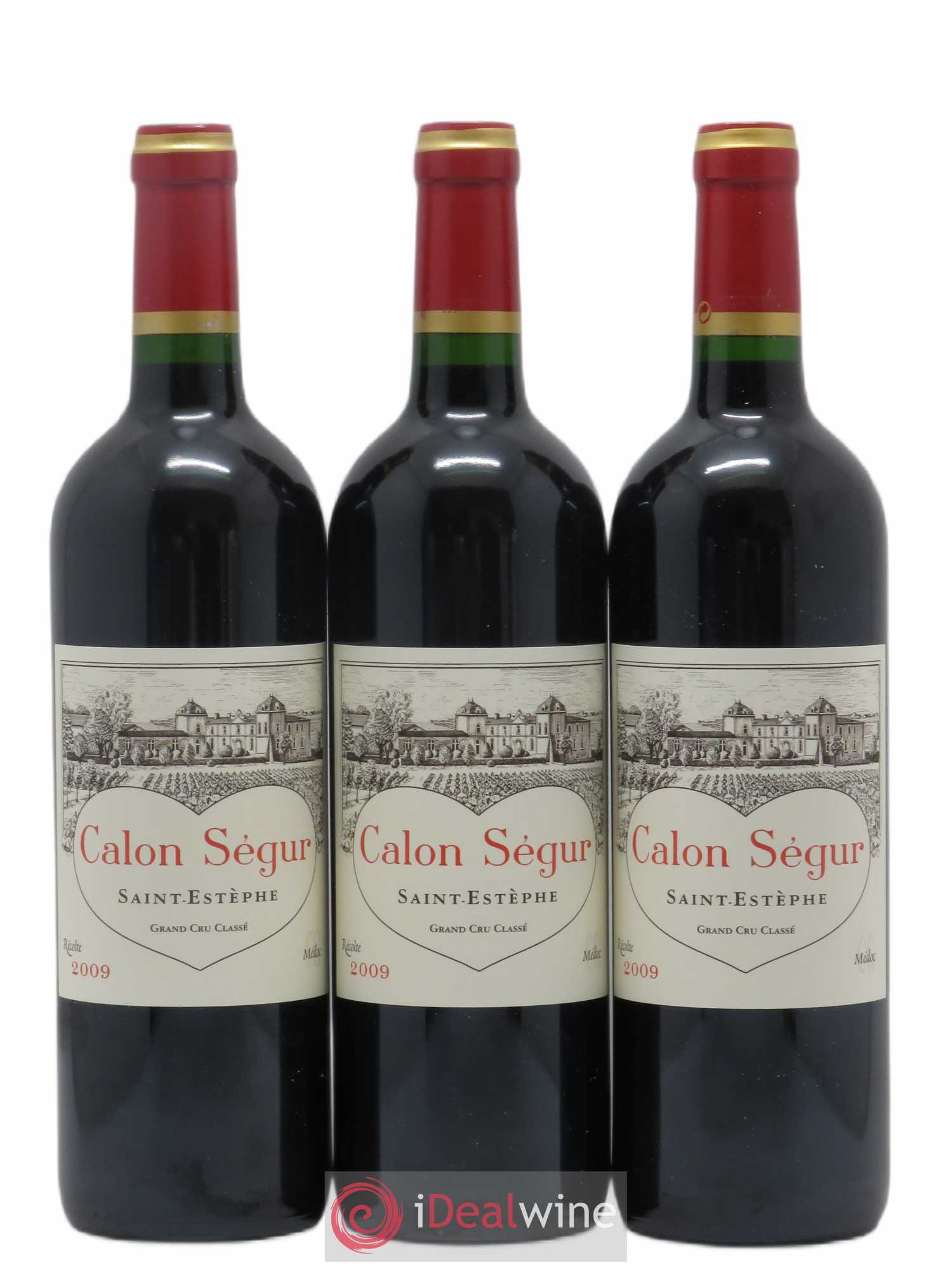 Château Calon Ségur 3ème Grand Cru Classé 2009 - Lot de 12 bouteilles - 1