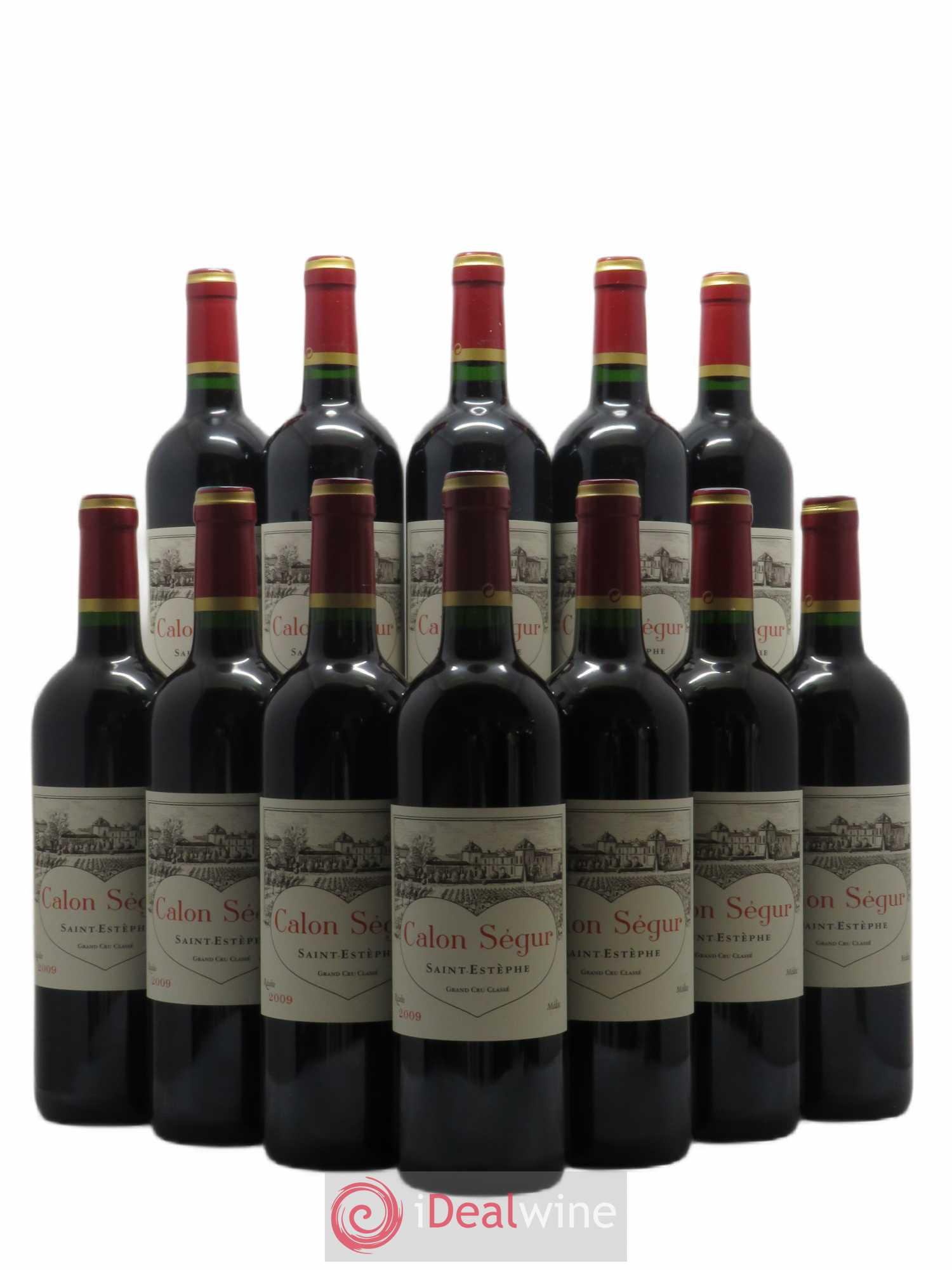 Château Calon Ségur 3ème Grand Cru Classé 2009 - Lot de 12 bouteilles - 0