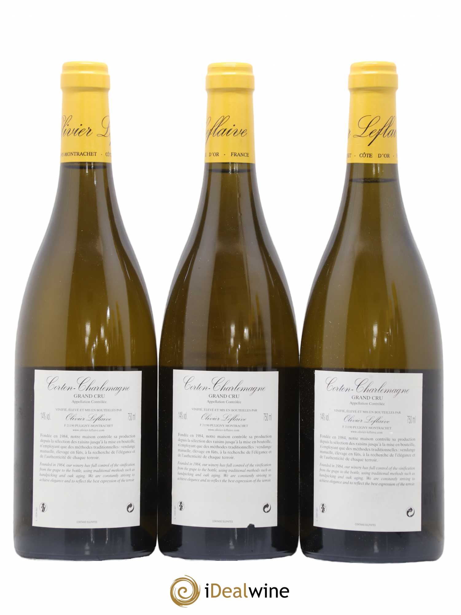 Corton-Charlemagne Grand Cru Olivier Leflaive 2005 - Lot de 6 bouteilles - 2