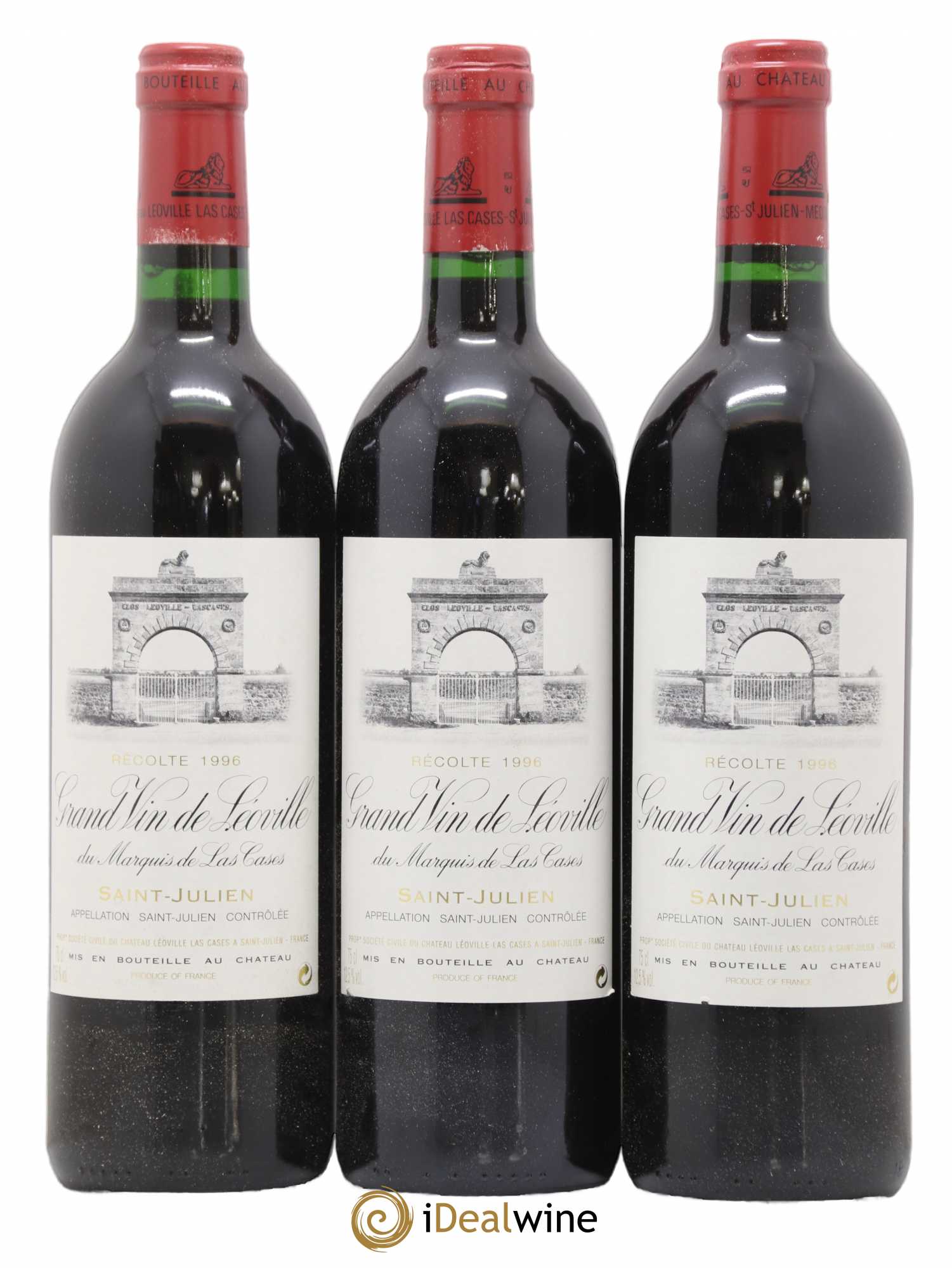 Château Léoville Las Cases 2ème Grand Cru Classé 1996 - Lot de 12 bouteilles - 2