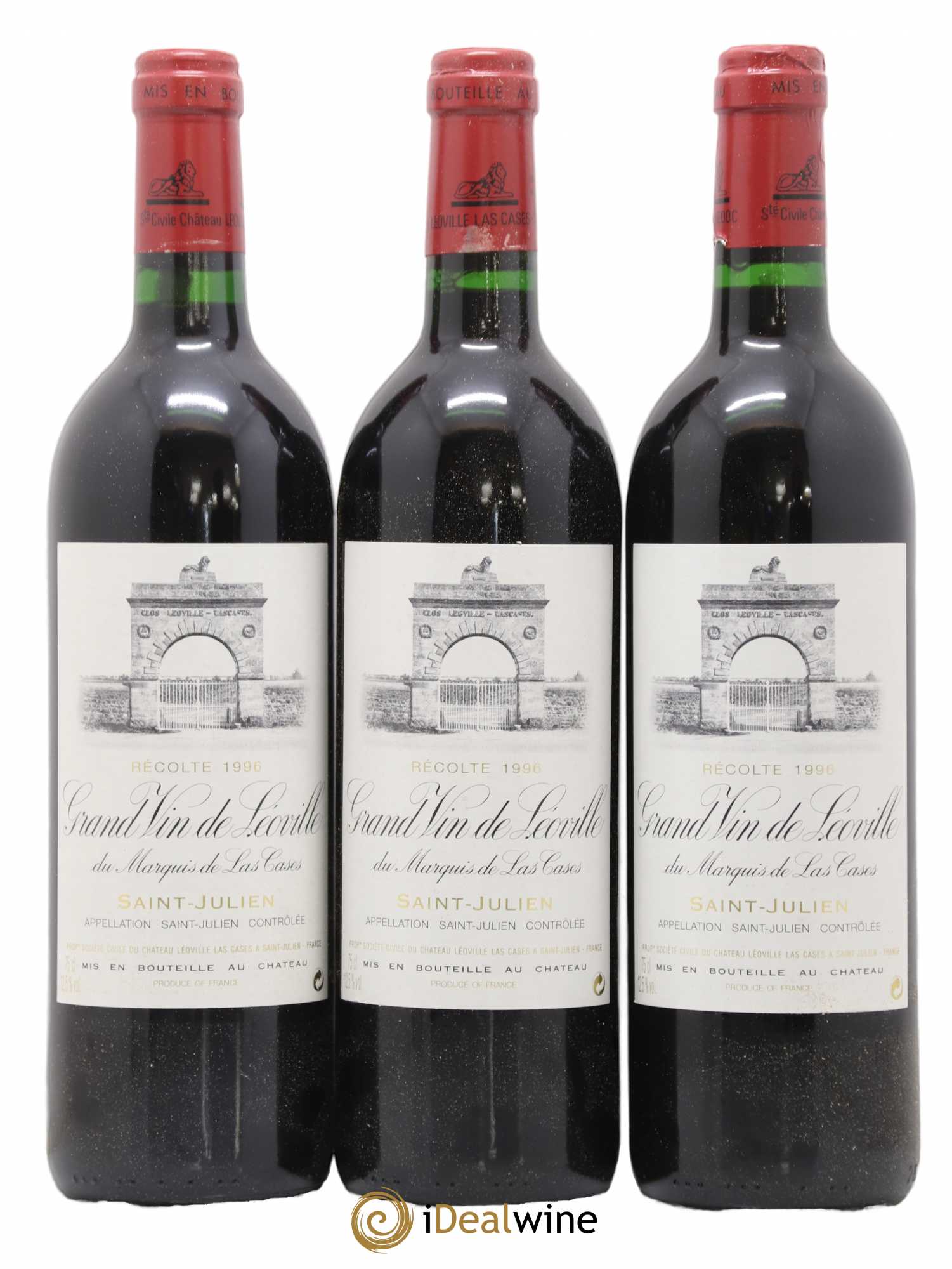 Château Léoville Las Cases 2ème Grand Cru Classé 1996 - Lot de 12 bouteilles - 3