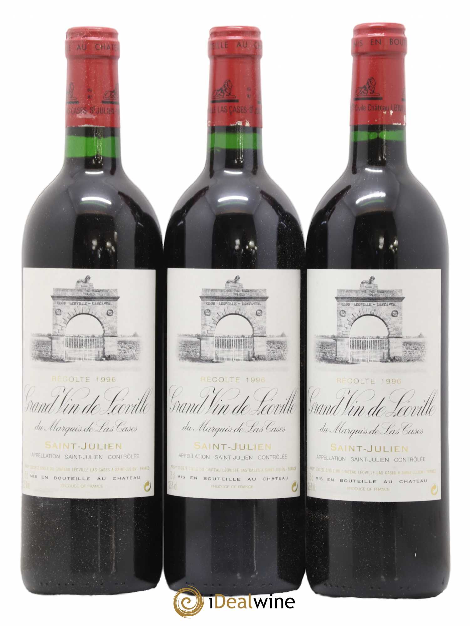 Château Léoville Las Cases 2ème Grand Cru Classé 1996 - Lot de 12 bouteilles - 4