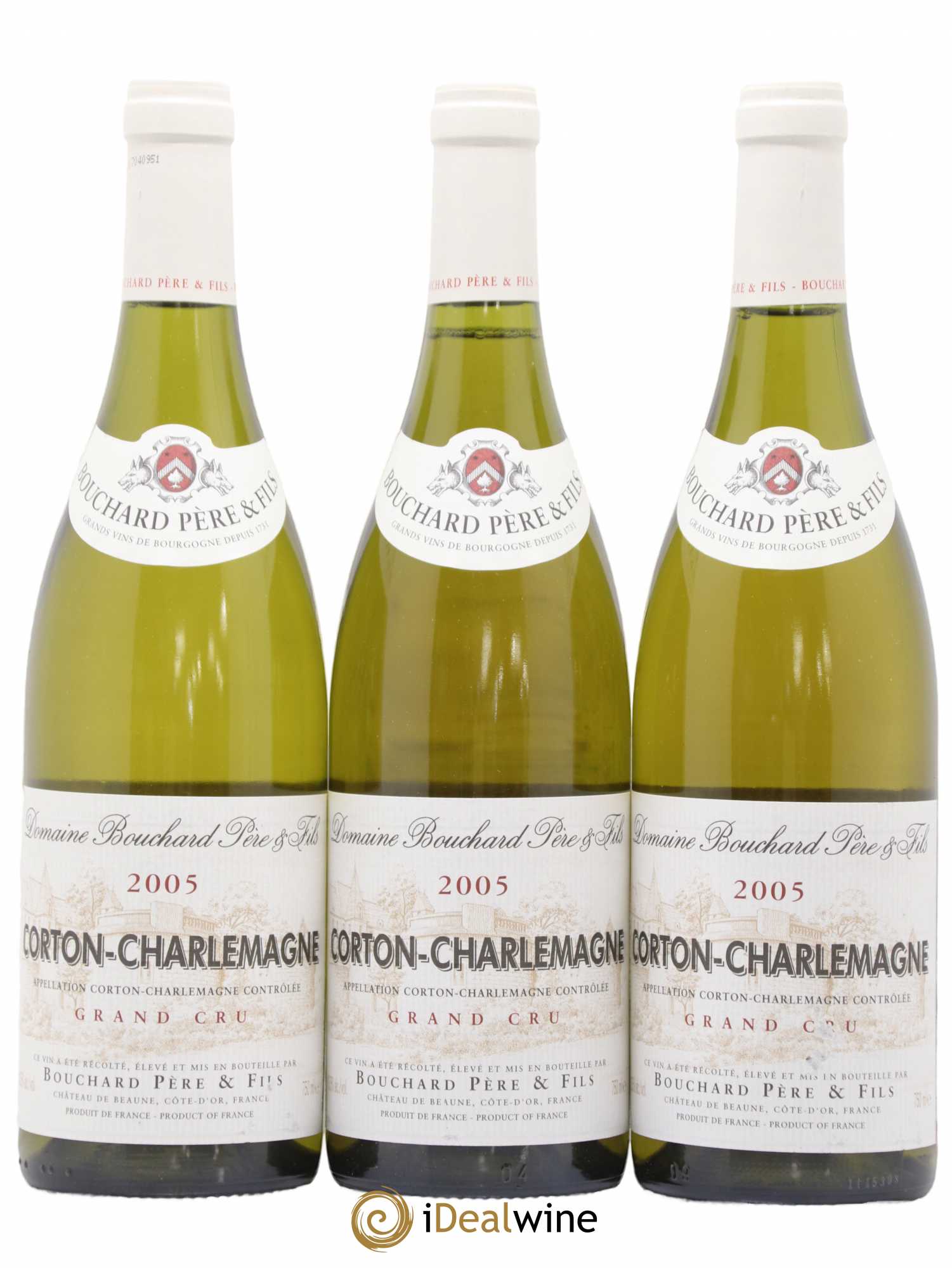 Corton-Charlemagne Grand Cru Bouchard Père & Fils 2005 - Lot de 6 bouteilles - 1