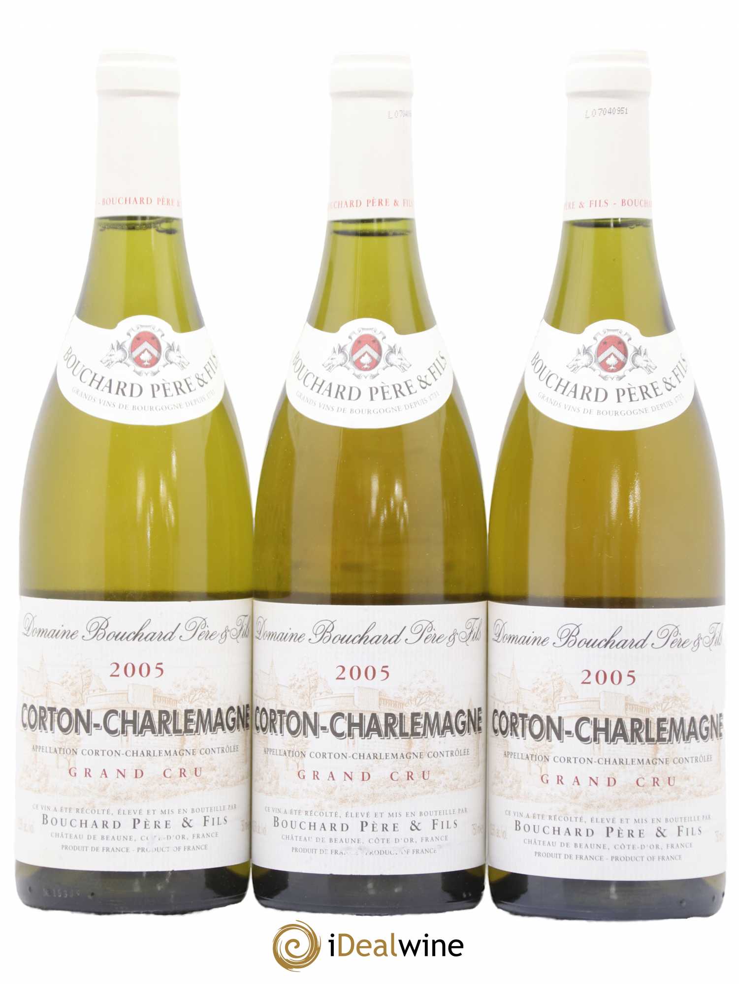 Corton-Charlemagne Grand Cru Bouchard Père & Fils 2005 - Lot de 6 bouteilles - 3