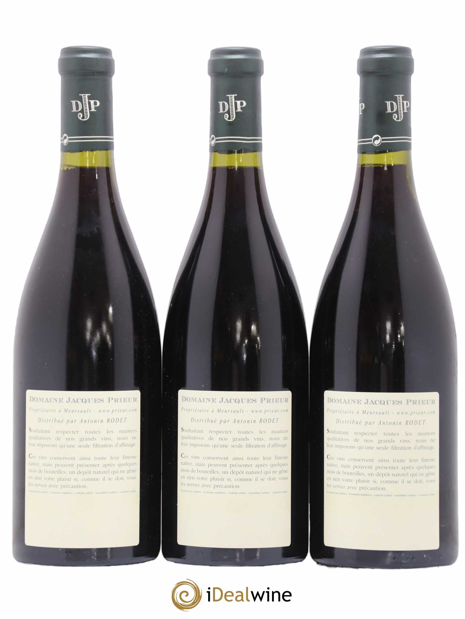 Clos de Vougeot Grand Cru Jacques Prieur (Domaine) 2004 - Lot de 3 bouteilles - 1