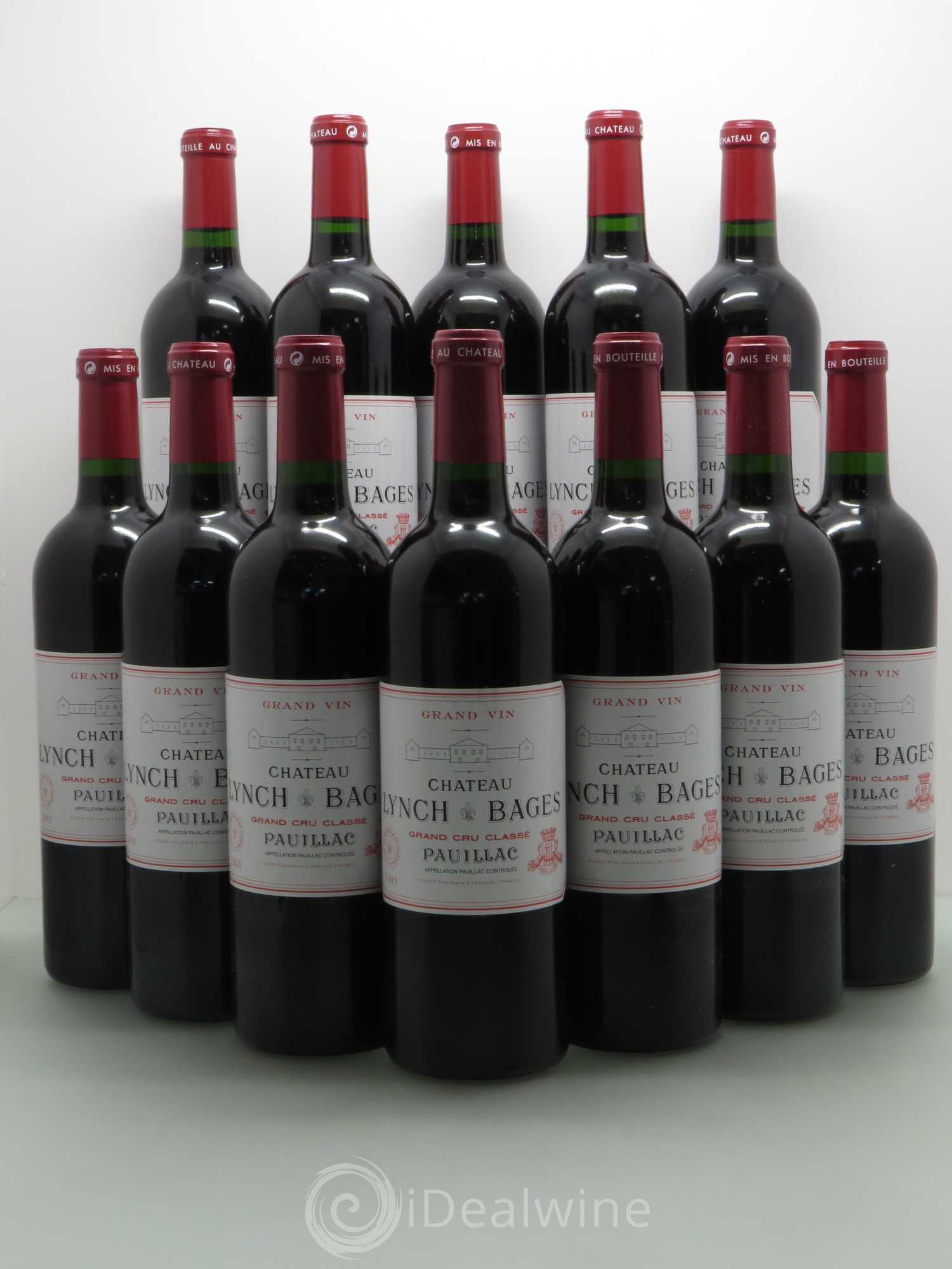 Château Lynch Bages 5ème Grand Cru Classé 2005 - Lot de 12 bouteilles - 0