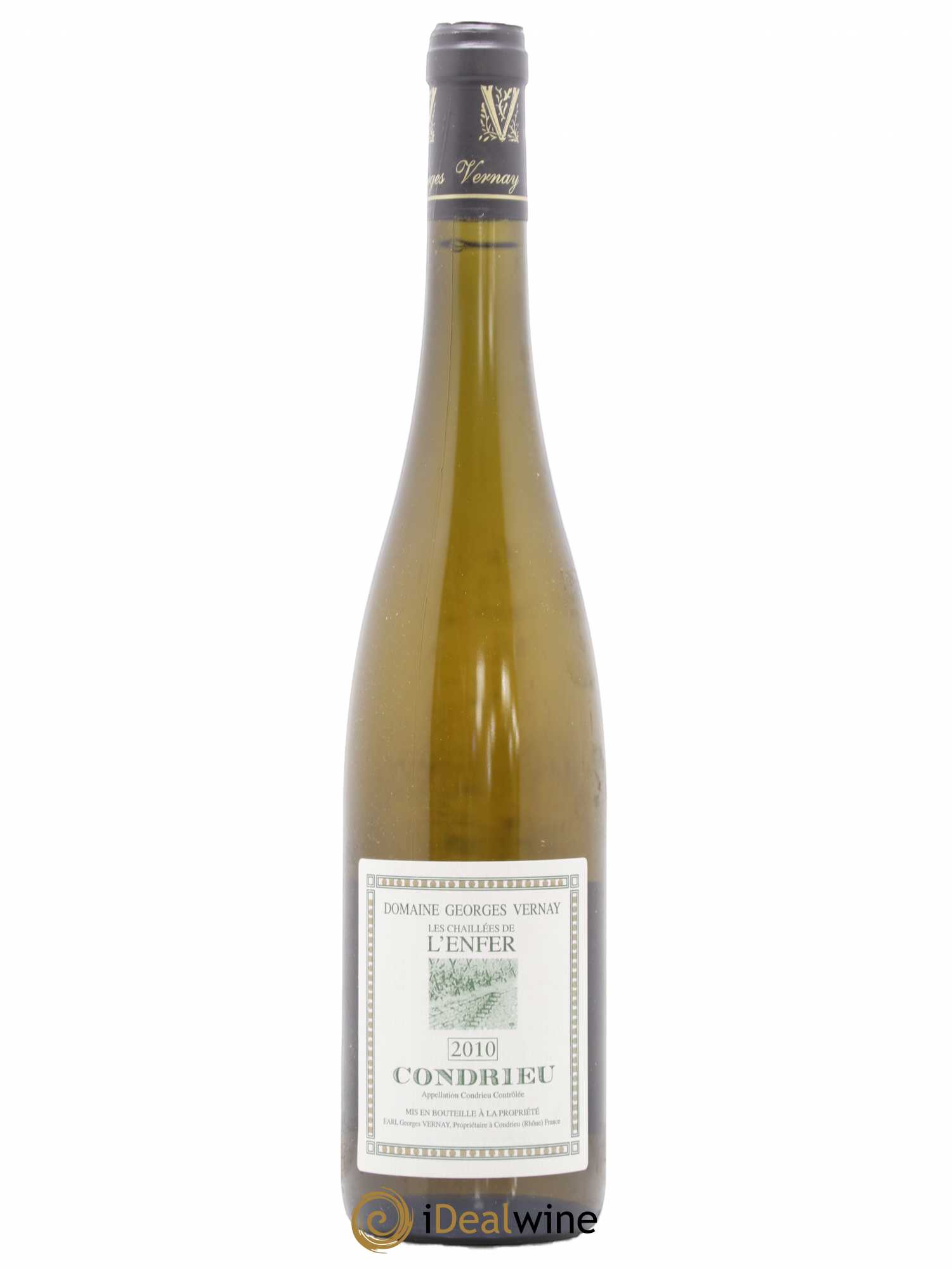 Condrieu Les Chaillées de l'Enfer Georges Vernay 2010 - Lot de 1 bouteille - 0