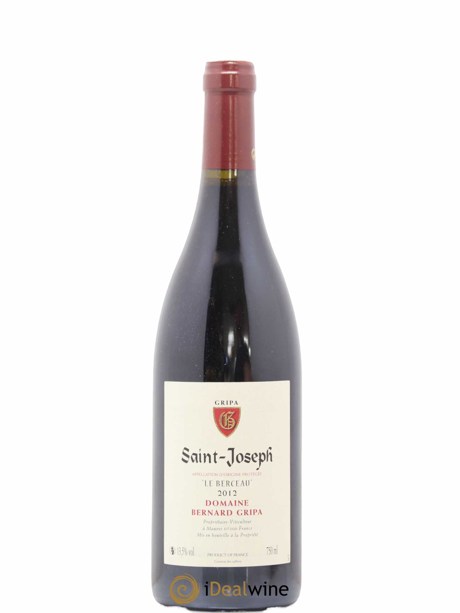 Saint-Joseph Le Berceau Bernard Gripa (Domaine) 2012 - Lot de 1 bouteille - 0