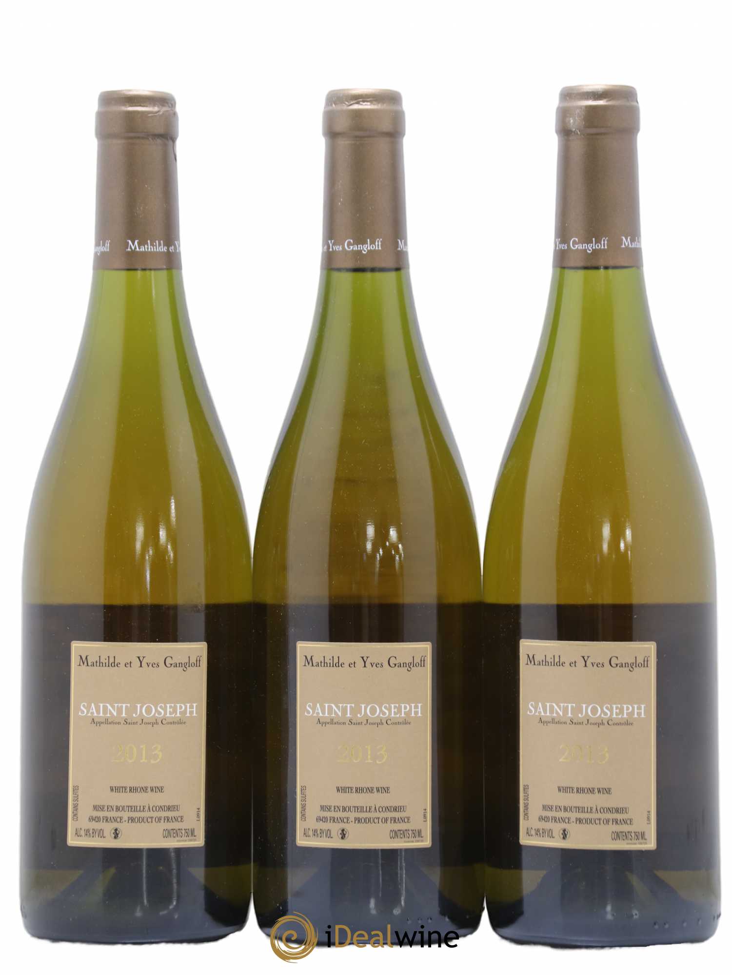 Saint-Joseph Gangloff (Domaine) 2013 - Lot de 3 bouteilles - 1