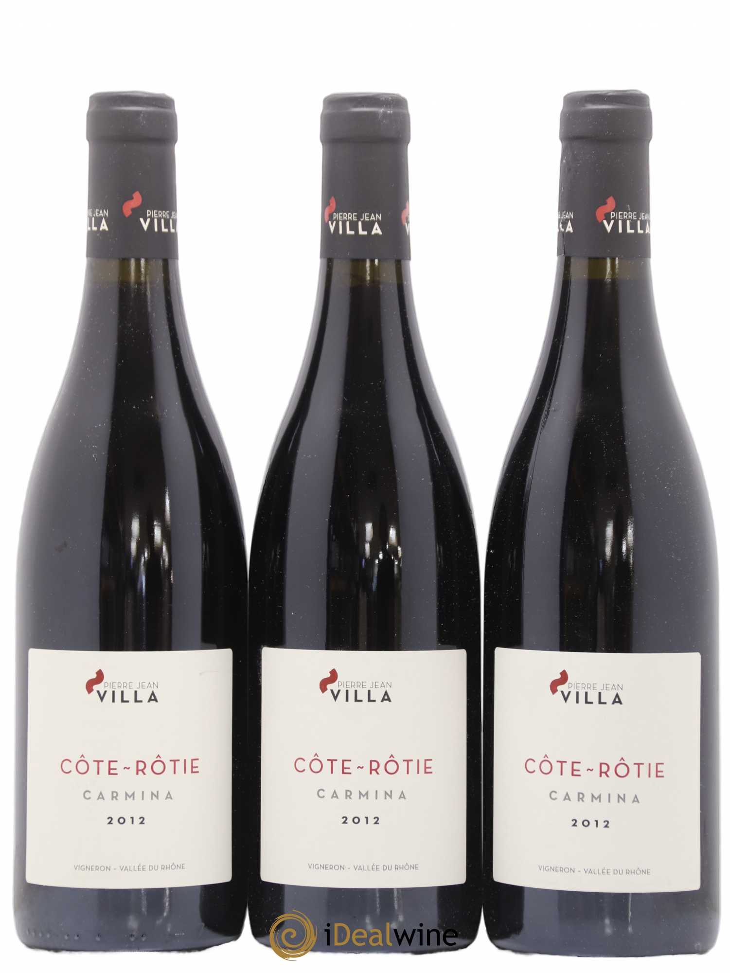 Côte-Rôtie Carmina Pierre-Jean Villa 2012 - Lot de 3 bouteilles - 0