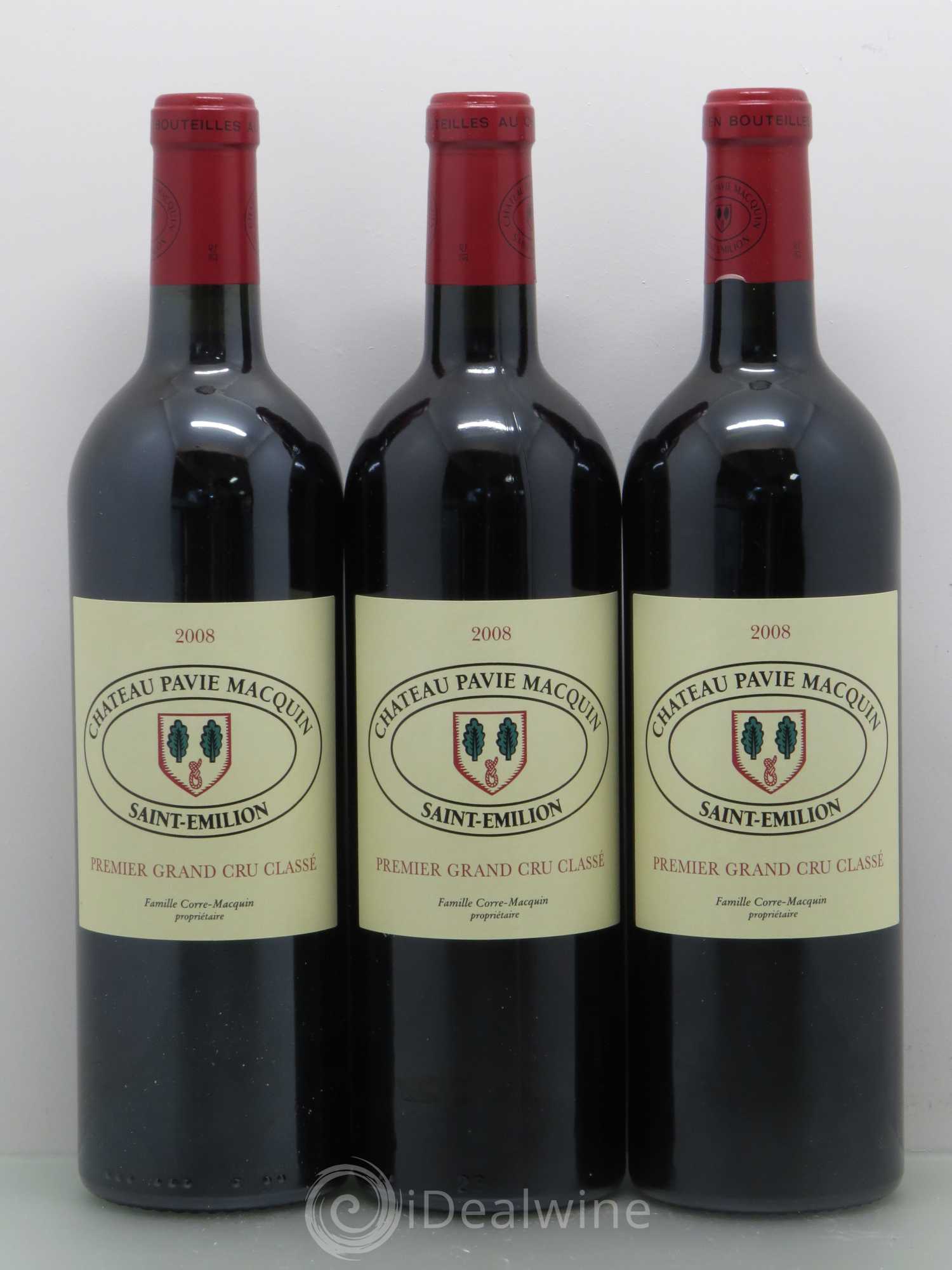 Château Pavie Macquin 1er Grand Cru Classé B 2008 - Lot de 6 bouteilles - 1