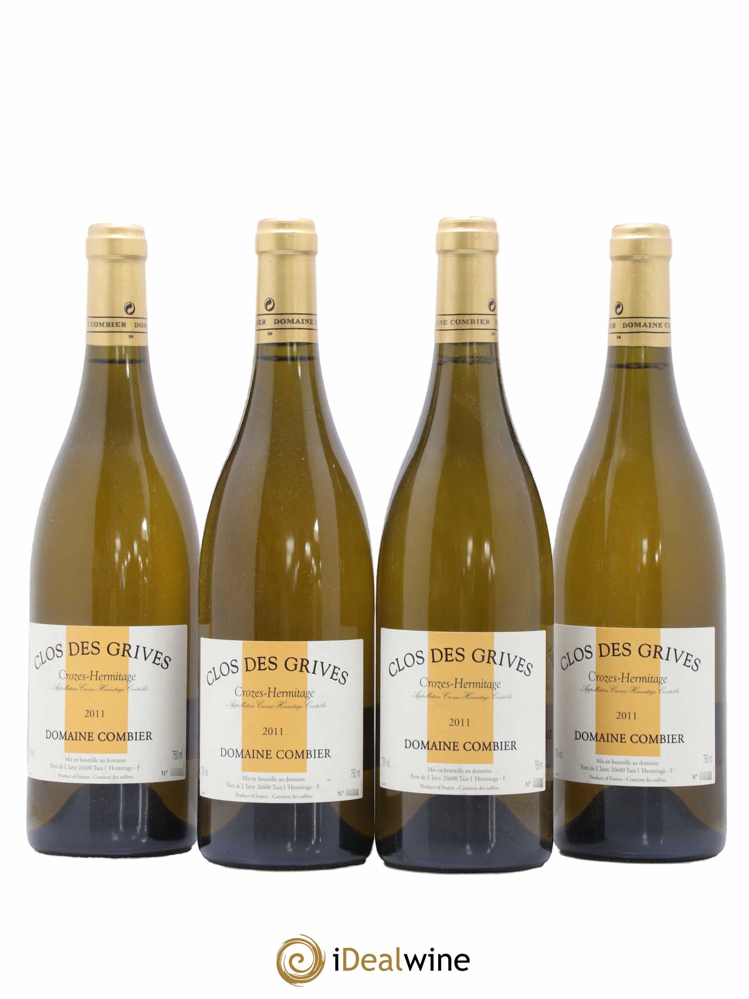 Crozes-Hermitage Clos des Grives Combier 2011 - Lot de 4 bouteilles - 0