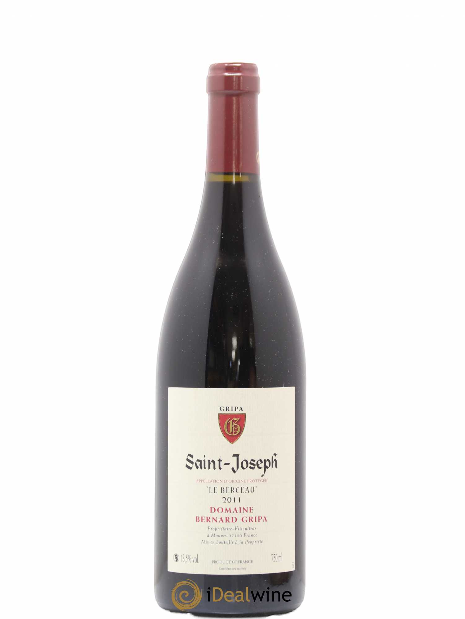 Saint-Joseph Le Berceau Bernard Gripa (Domaine) 2011 - Lot de 1 bouteille - 0