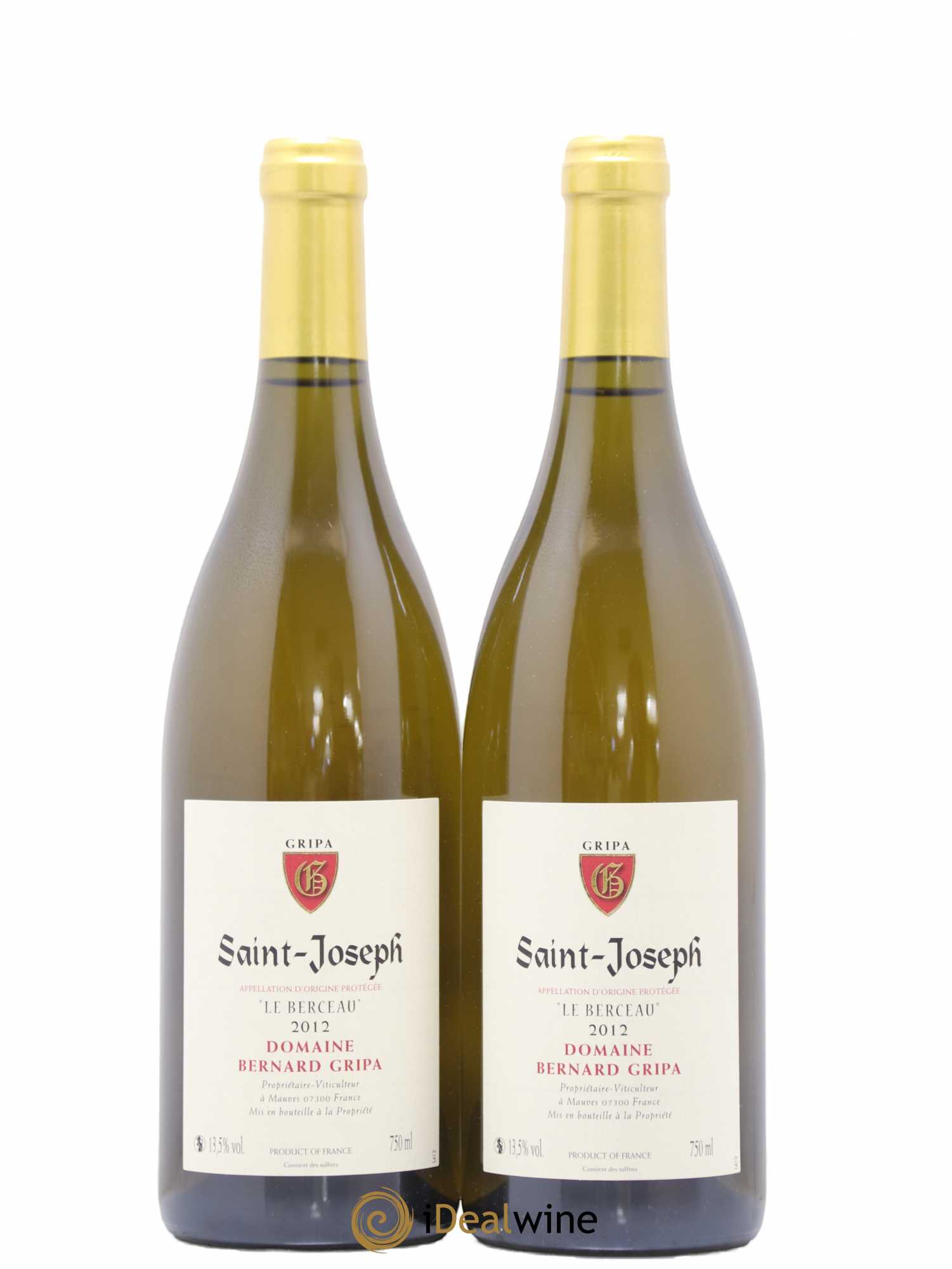 Saint-Joseph Le Berceau Bernard Gripa (Domaine) 2012 - Lot de 2 bouteilles - 0