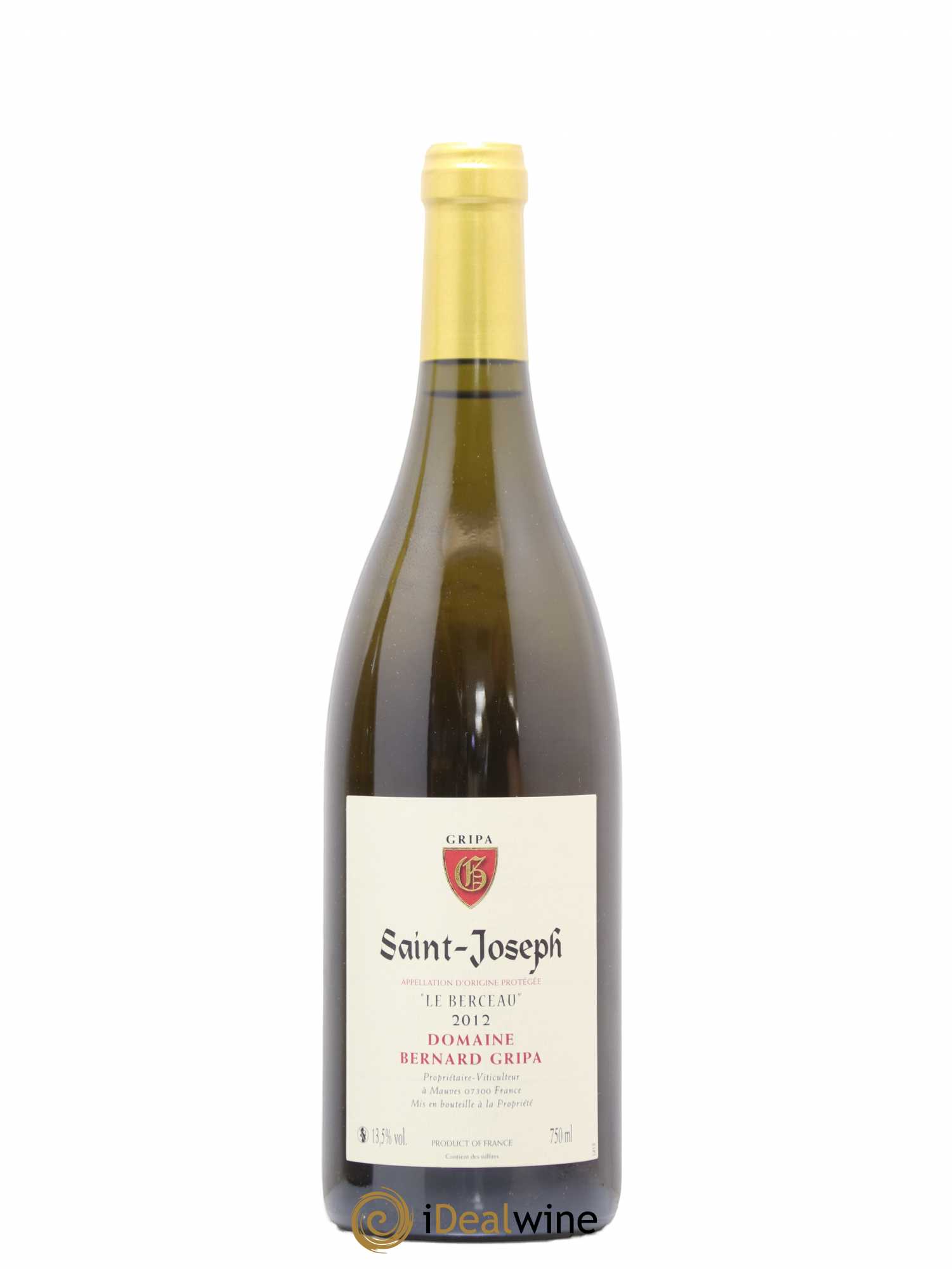Saint-Joseph Le Berceau Bernard Gripa (Domaine) 2012 - Lot de 1 bouteille - 0